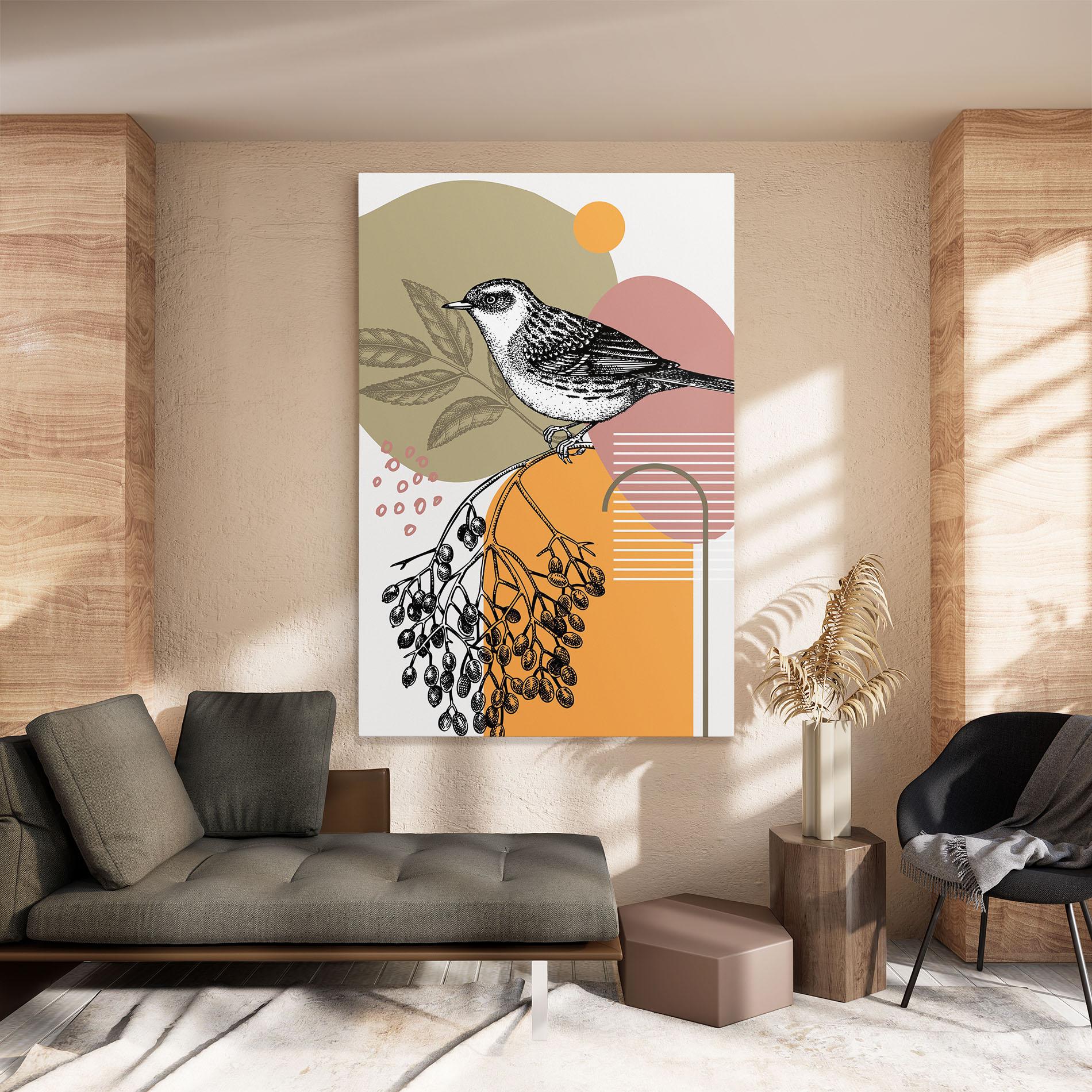 Vászonkép Bird Collage mockup 8