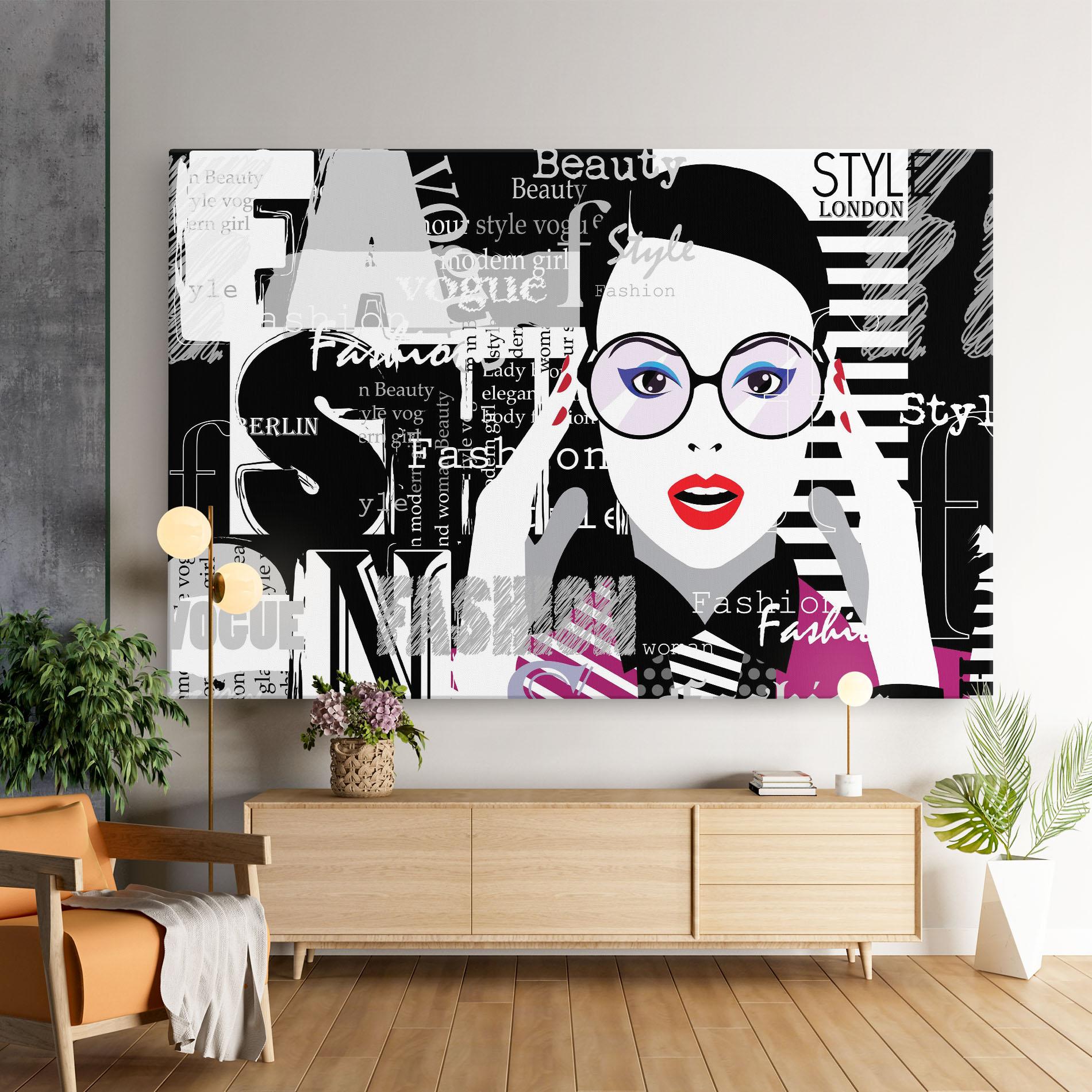 Vászonkép Fashion Collage mockup 9