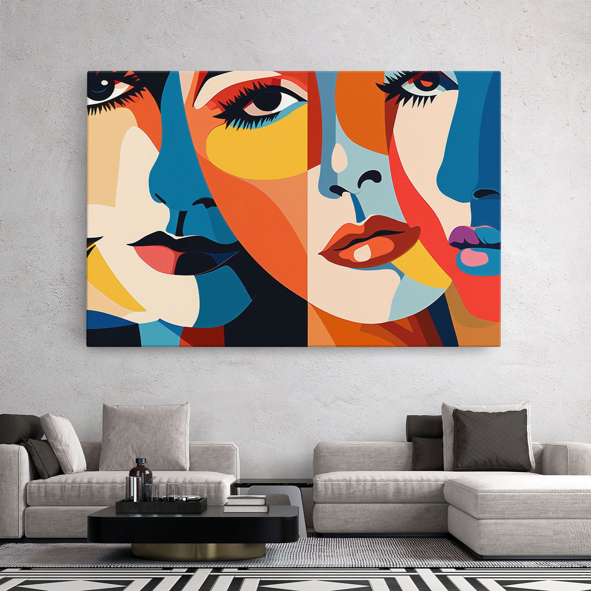 Beauty Face Collage mockup 2