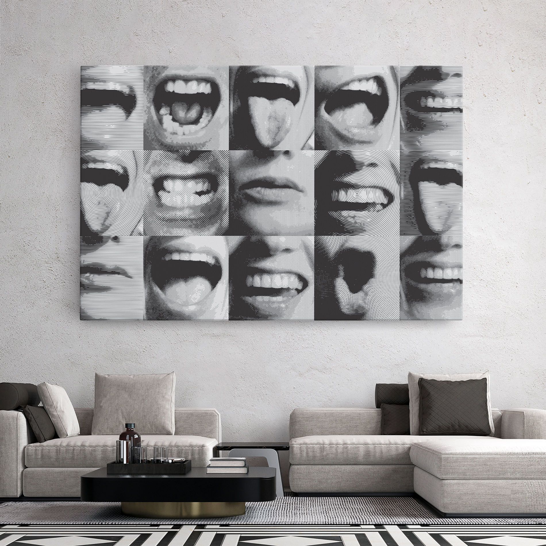 Grey Mouth Collage mockup 2