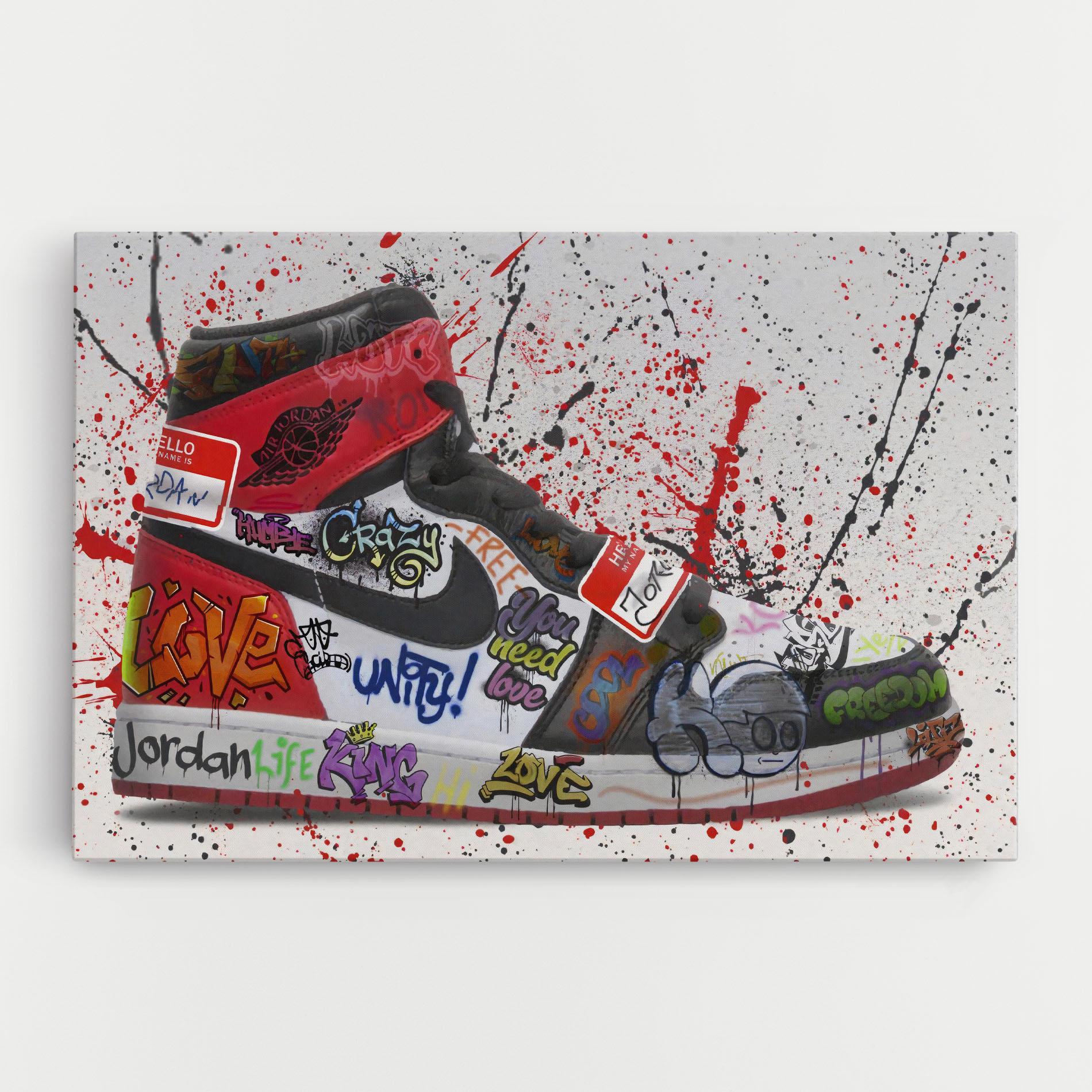 Vászonkép Jordan Drip mockup 0