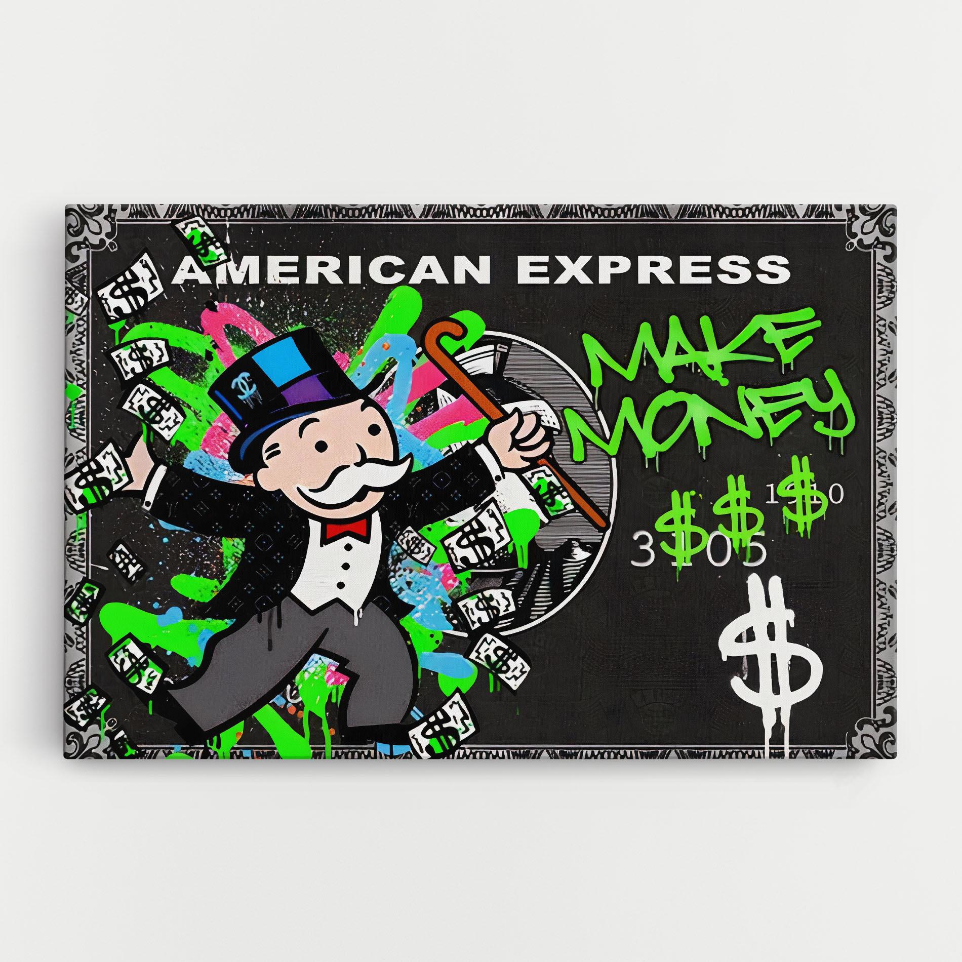 Vászonkép Make Money mockup 0