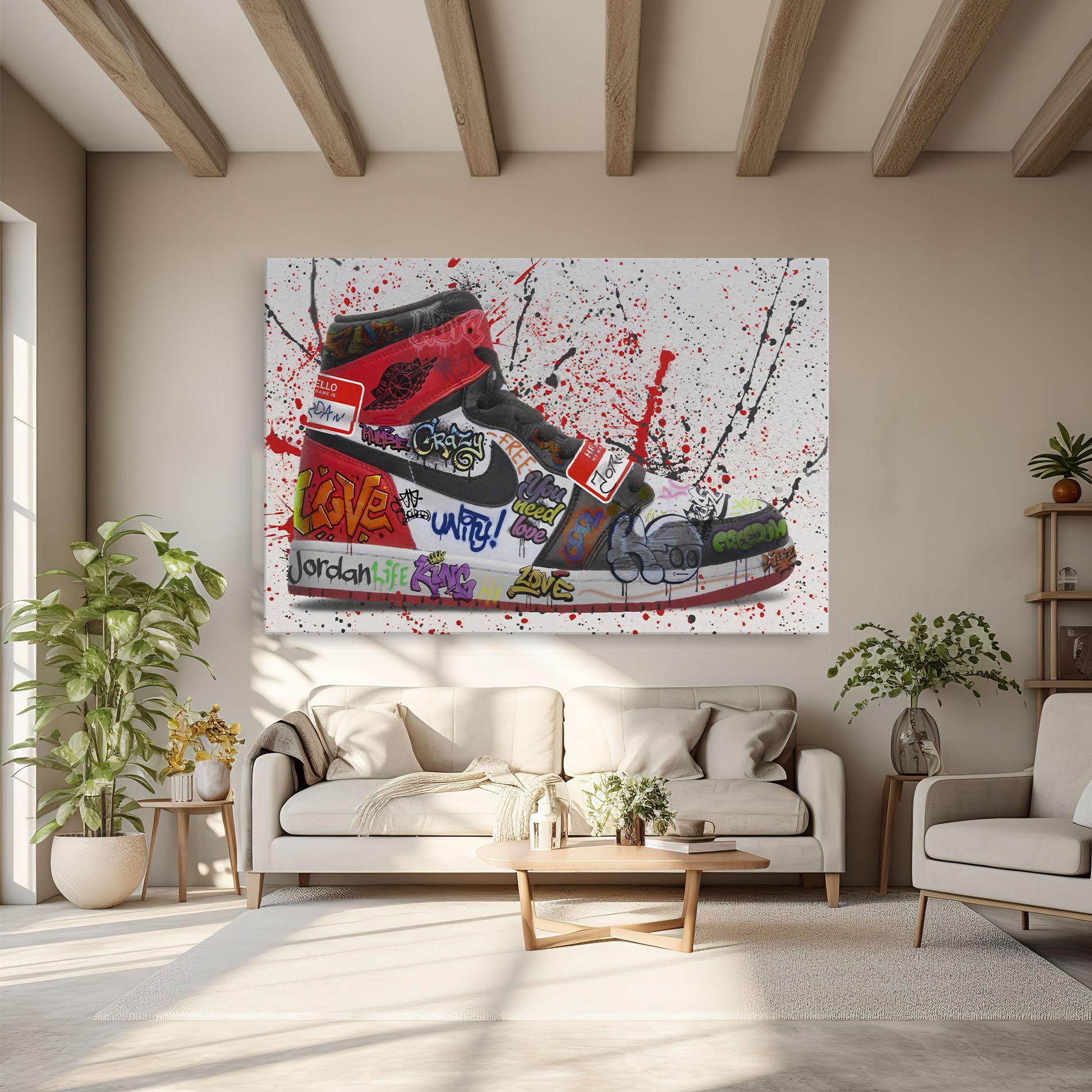 Vászonkép Jordan Drip mockup 6