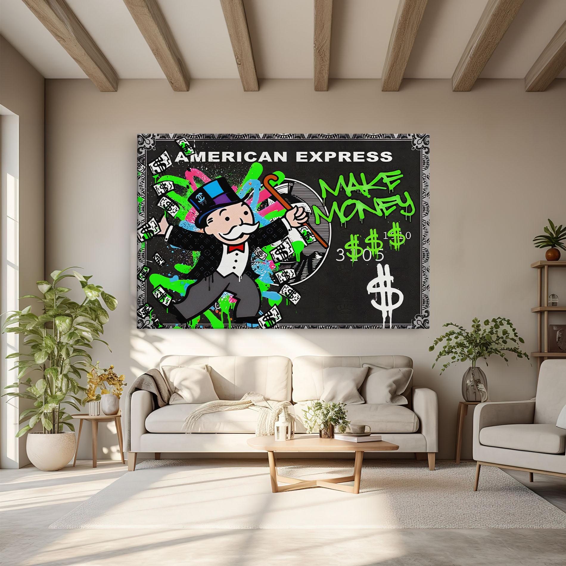Vászonkép Make Money mockup 6