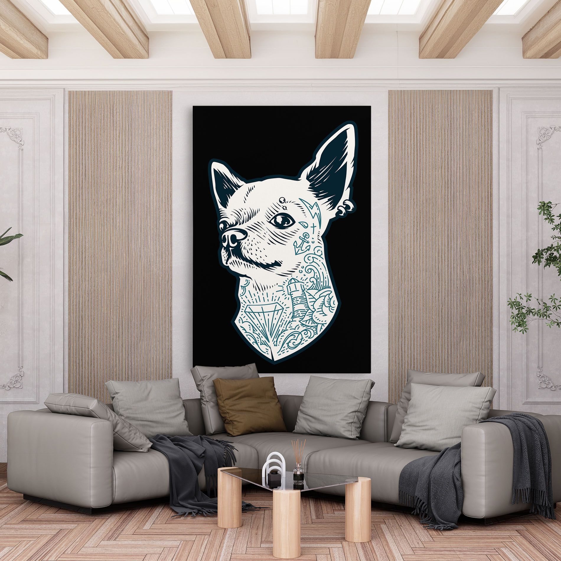 Chihuahua Tattoo mockup 6