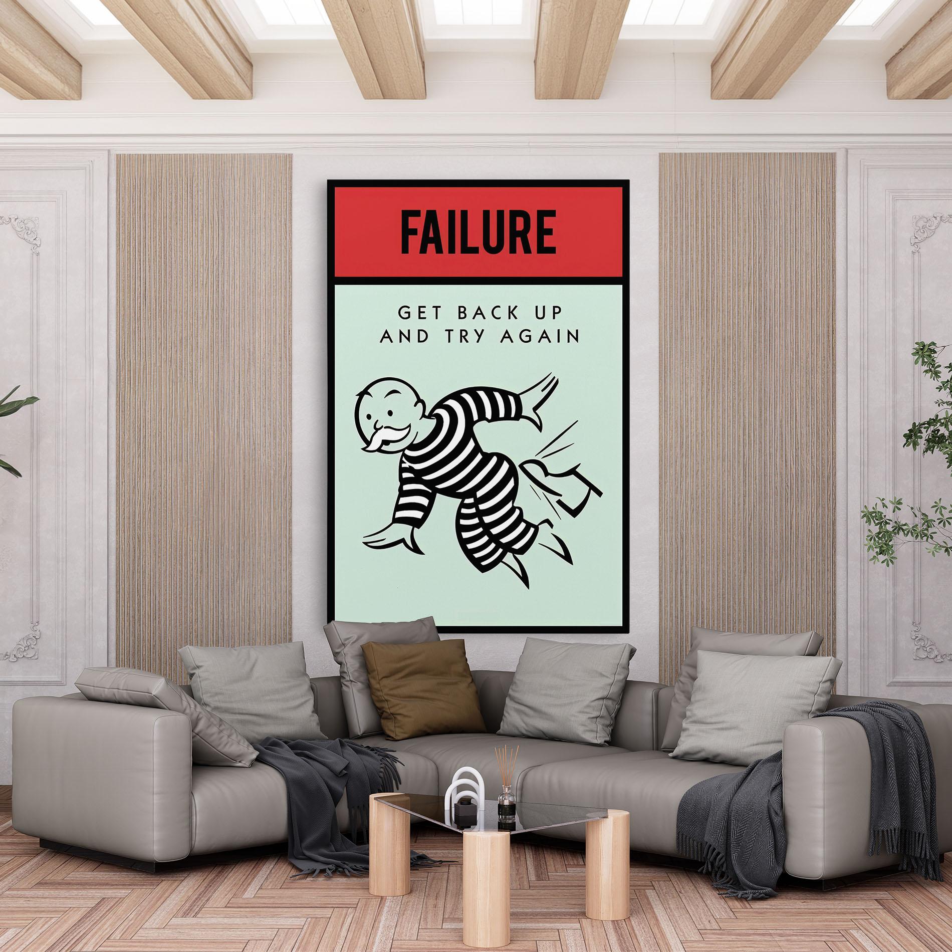 Vászonkép FAILURE mockup 6