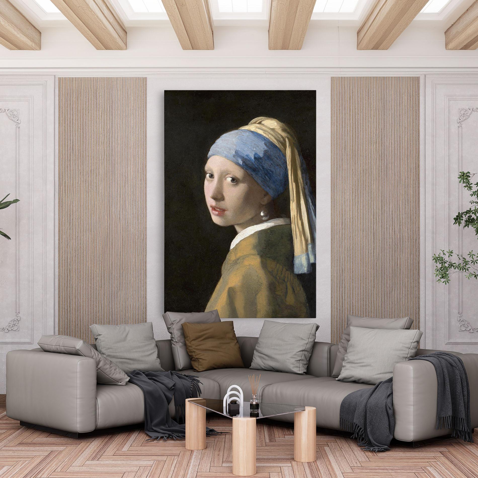 Vászonkép Girl With A Pearl mockup 6