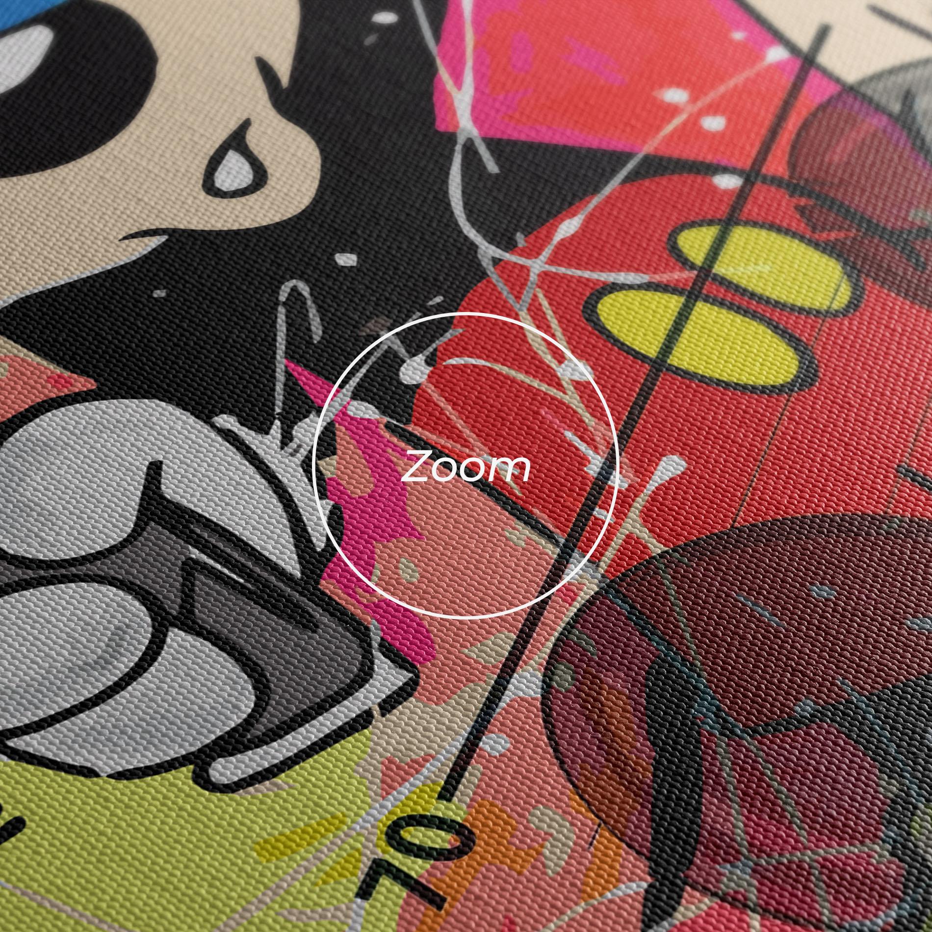 Vászonkép Gangsta Mickey mockup 3