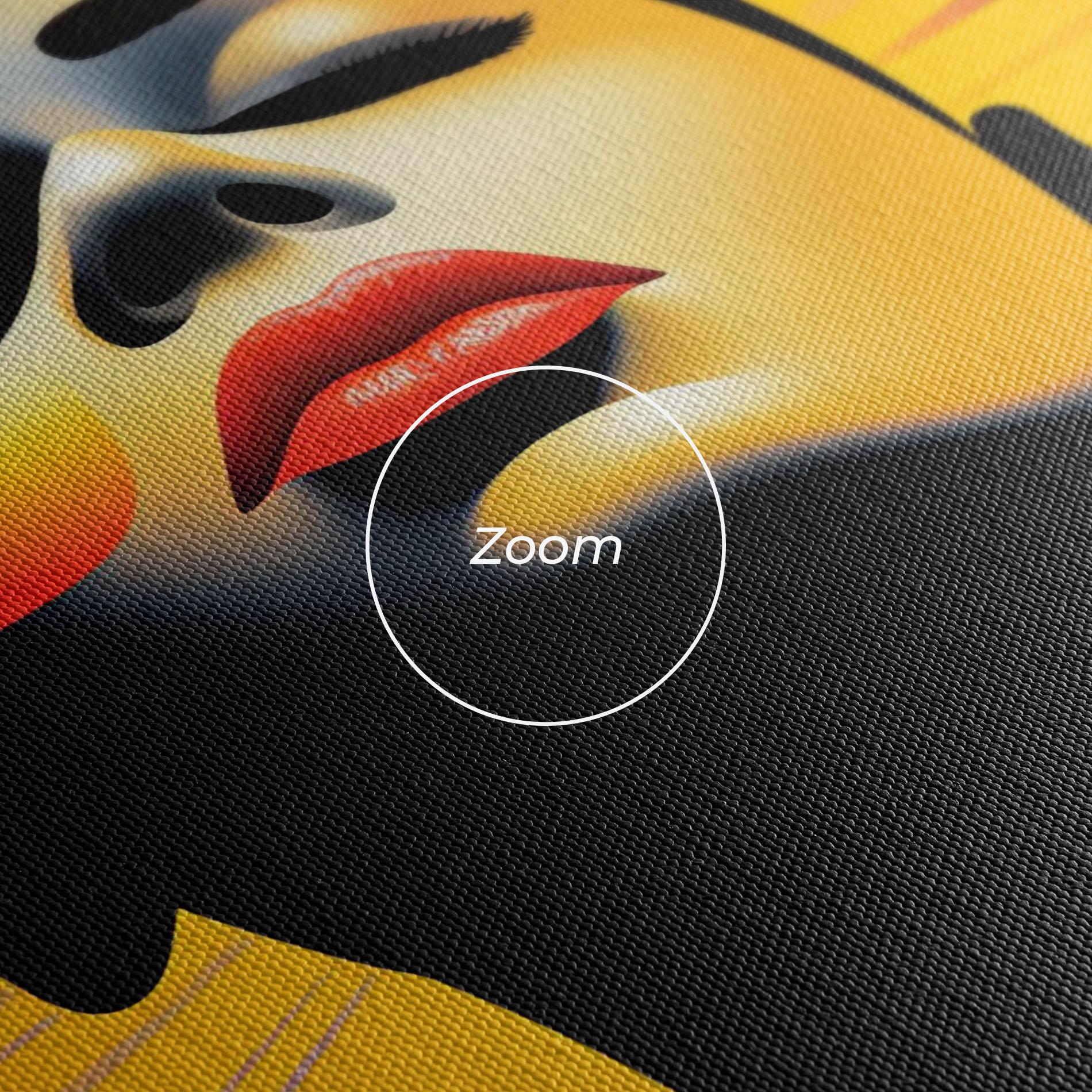 Vászonkép Synthetic Dreamy Profile mockup 3