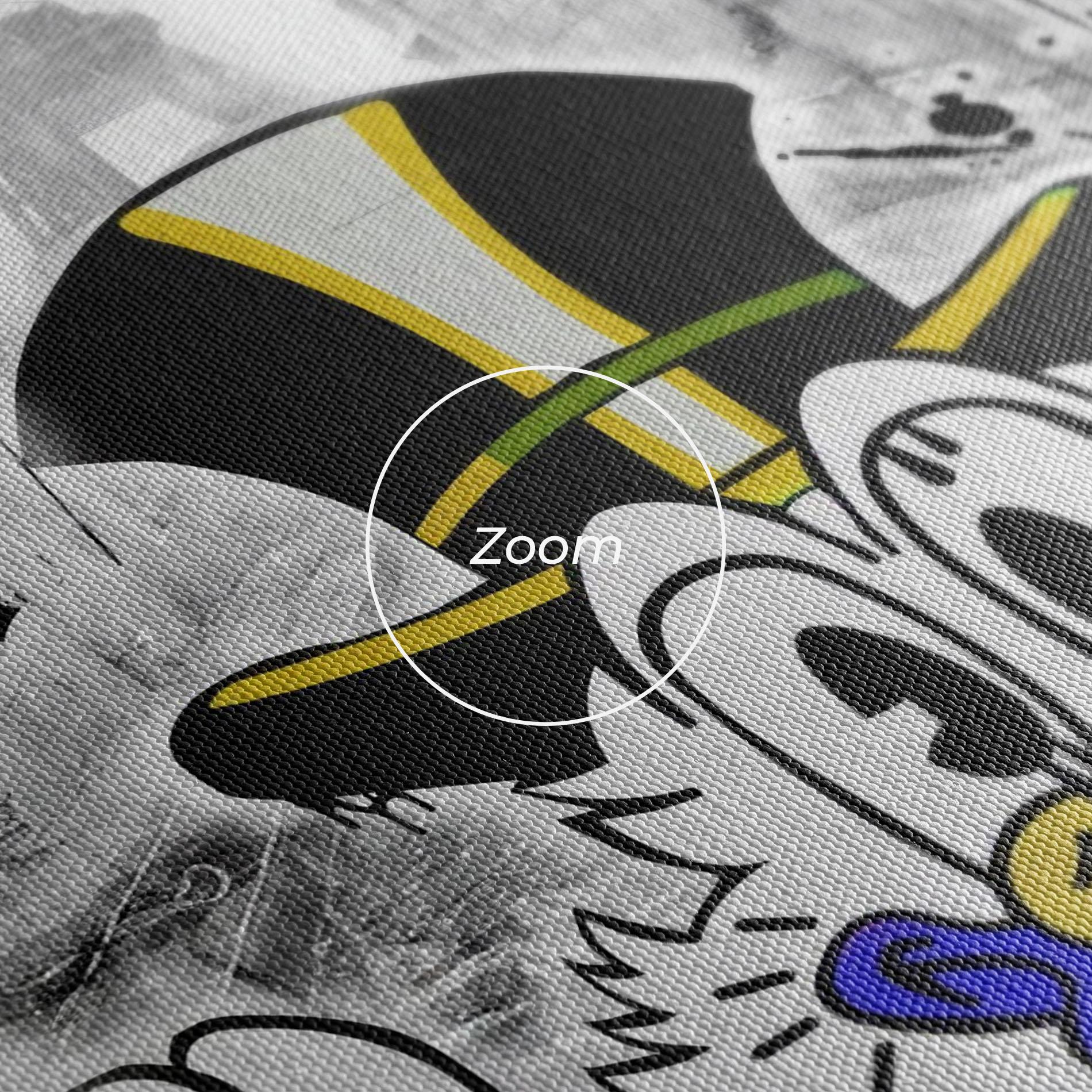 Vászonkép Wheres My Champagne Blue mockup 3