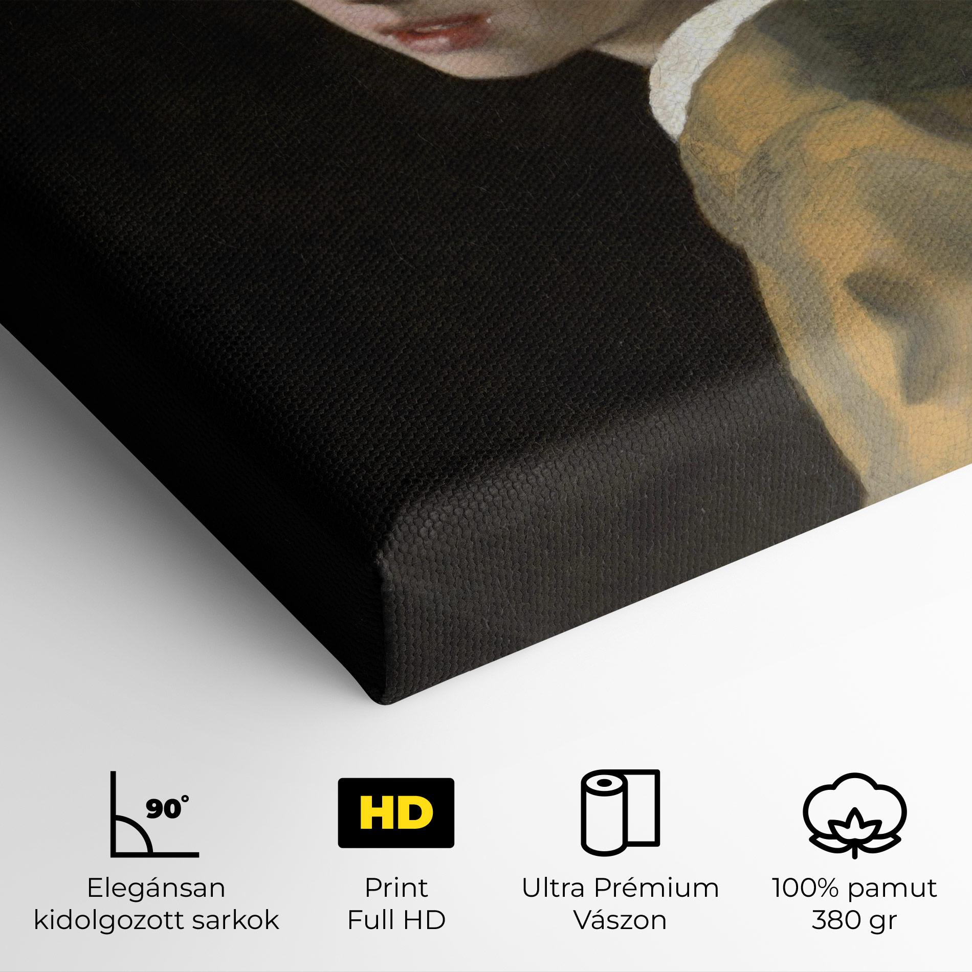 Vászonkép Girl With A Pearl mockup 4