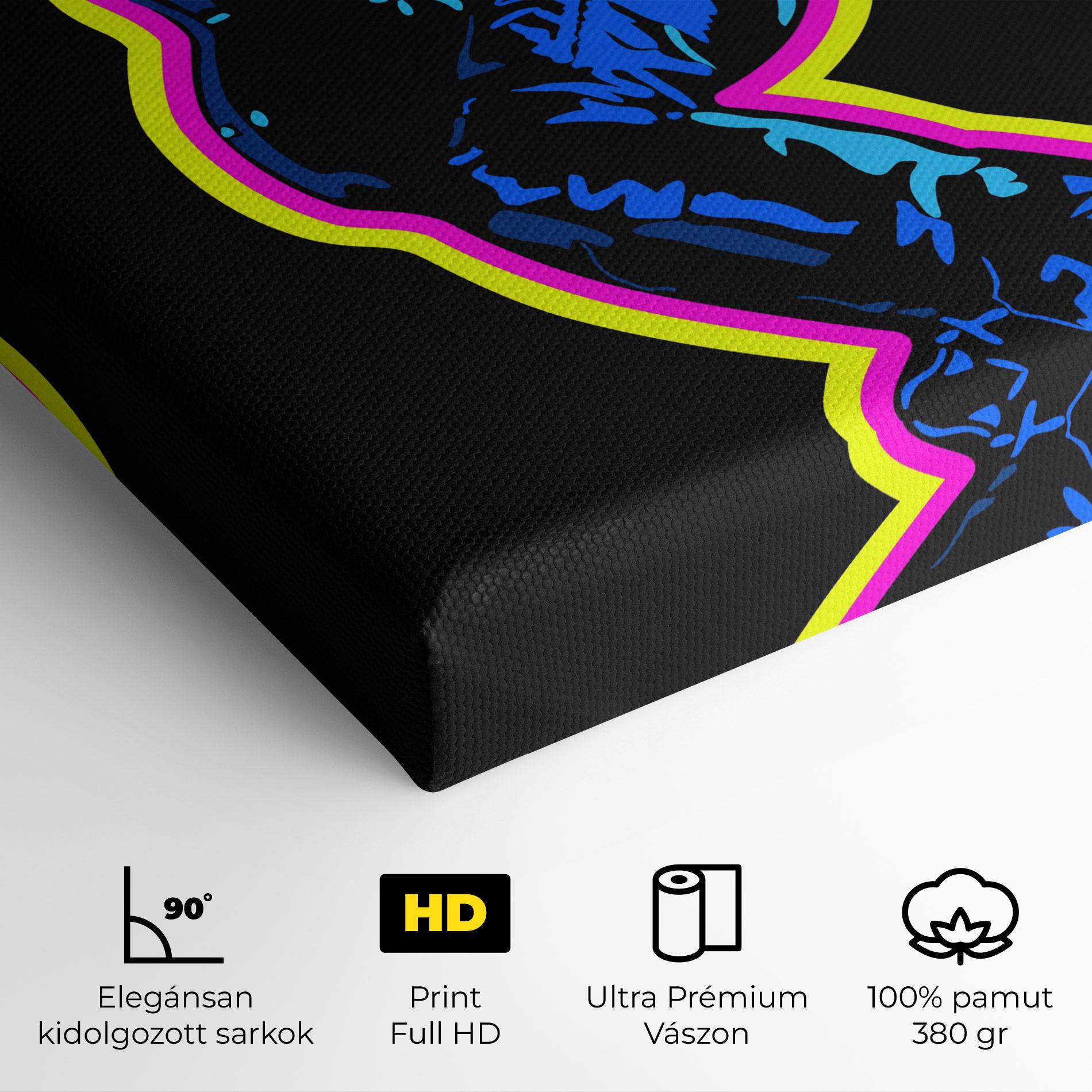 Vászonkép Guitarist Art mockup 4