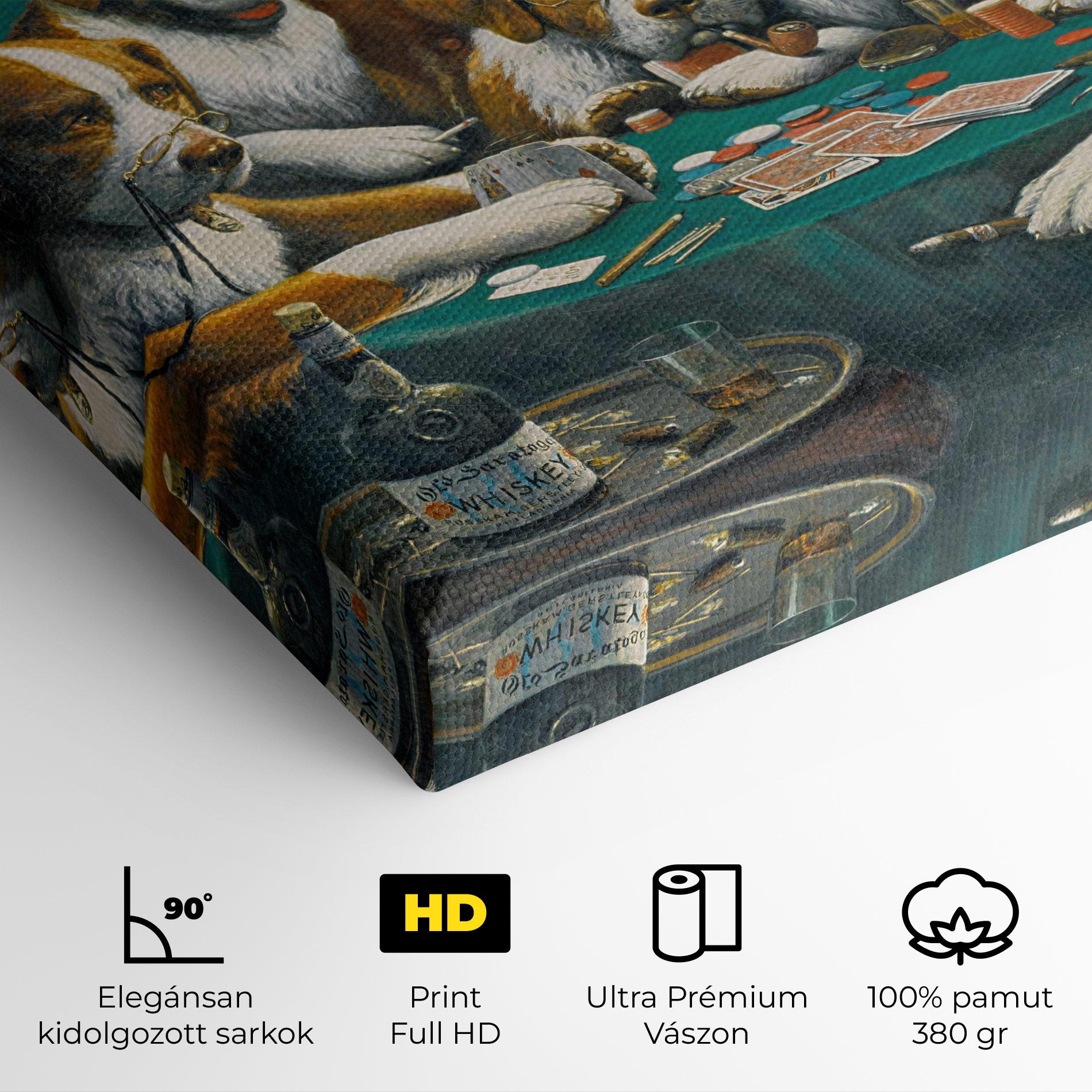 Vászonkép Poker Game mockup 4