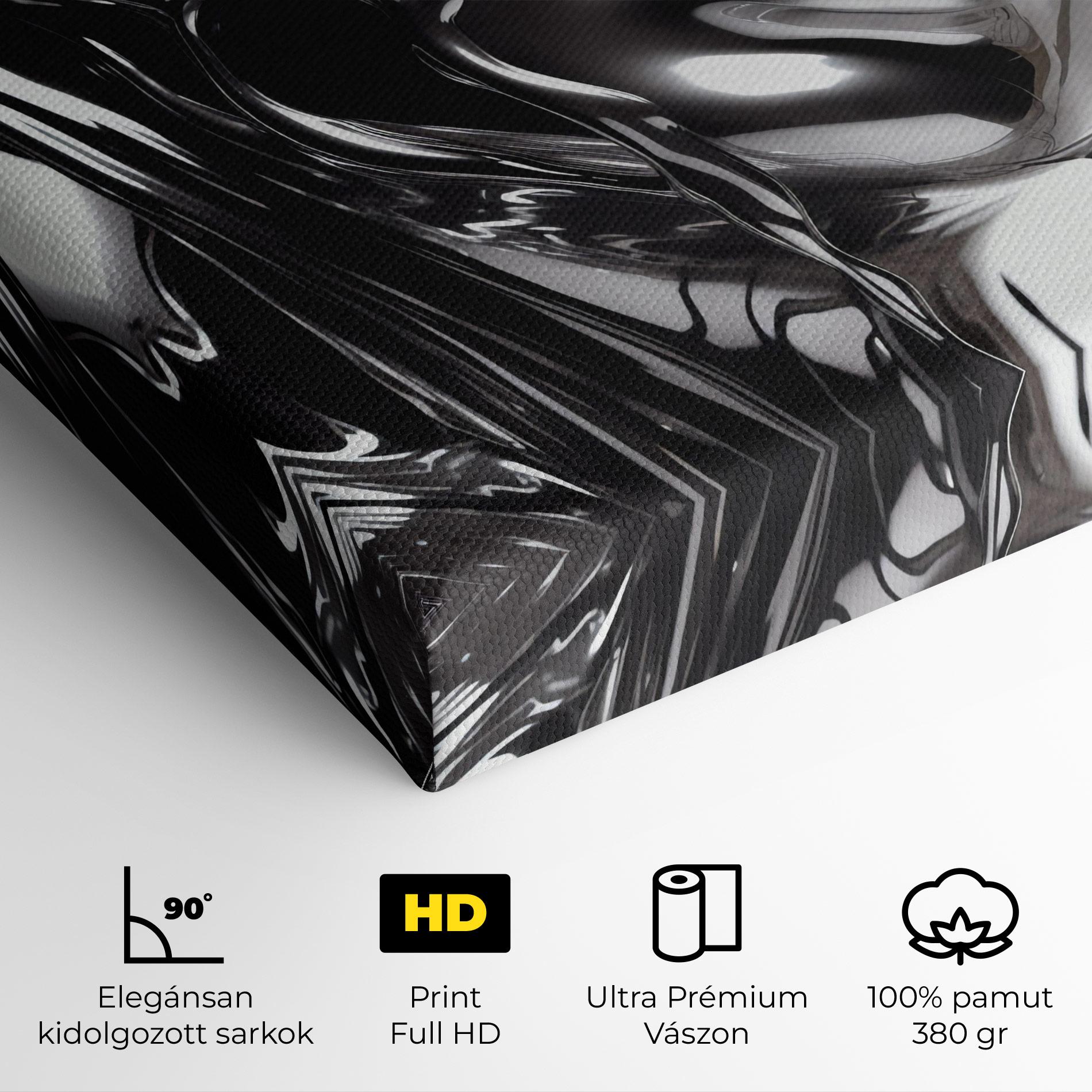 Vászonkép Silver Liquid Woman mockup 4