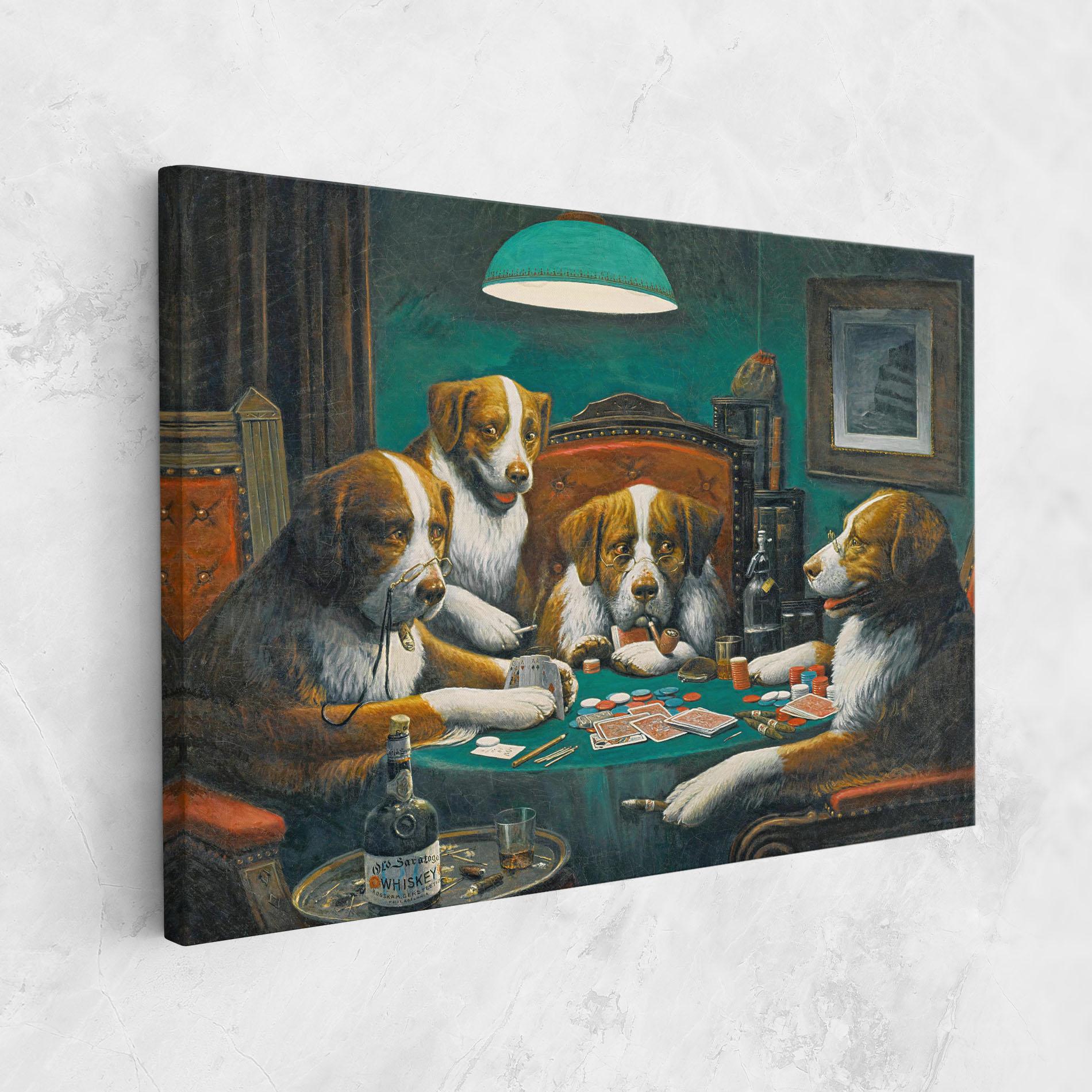 Vászonkép Poker Game mockup 1