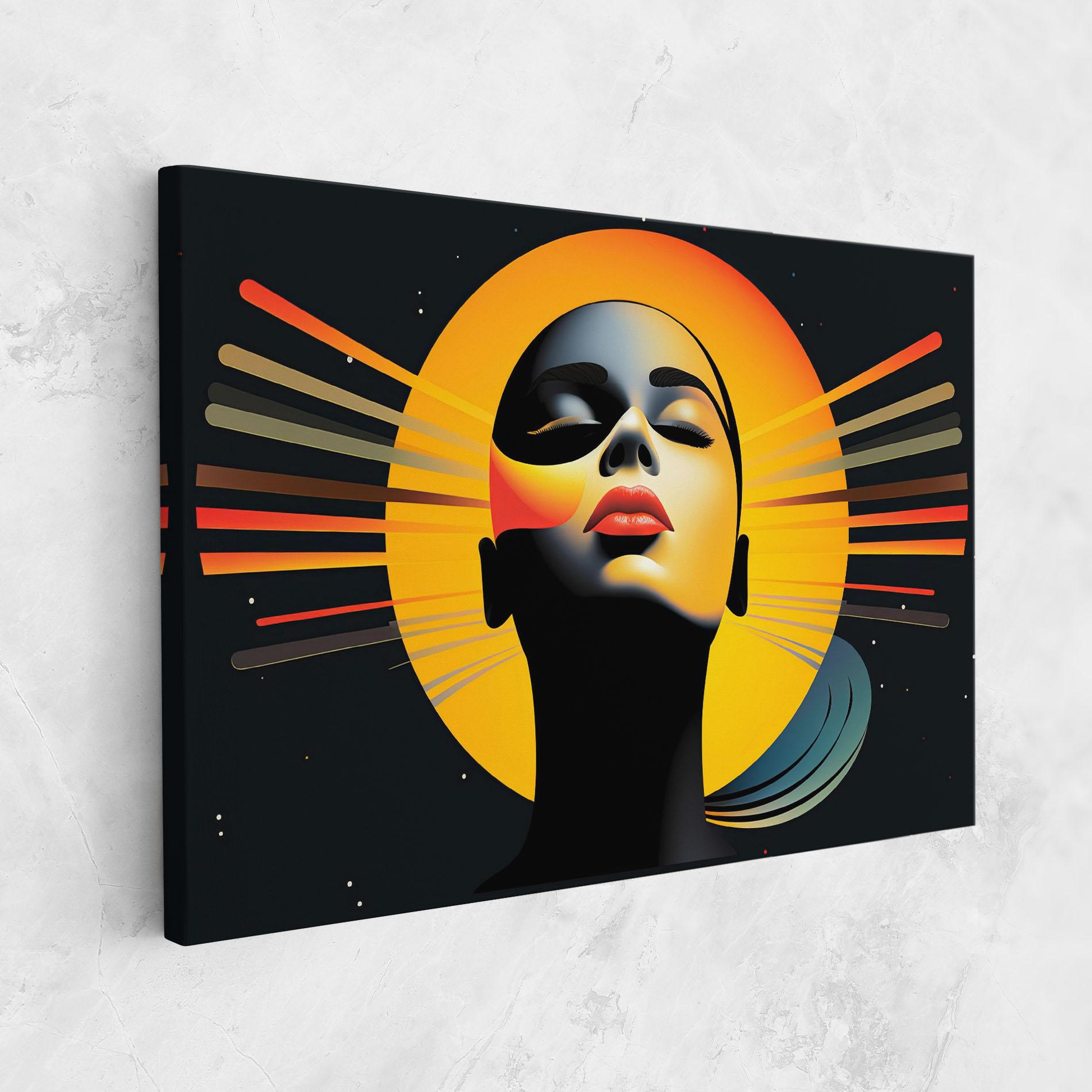 Vászonkép Synthetic Dreamy Profile mockup 1