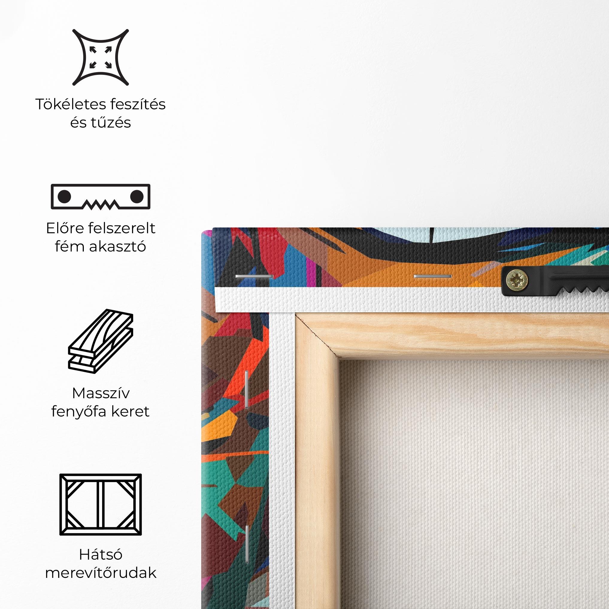 Vászonkép Colorful Eye mockup 5