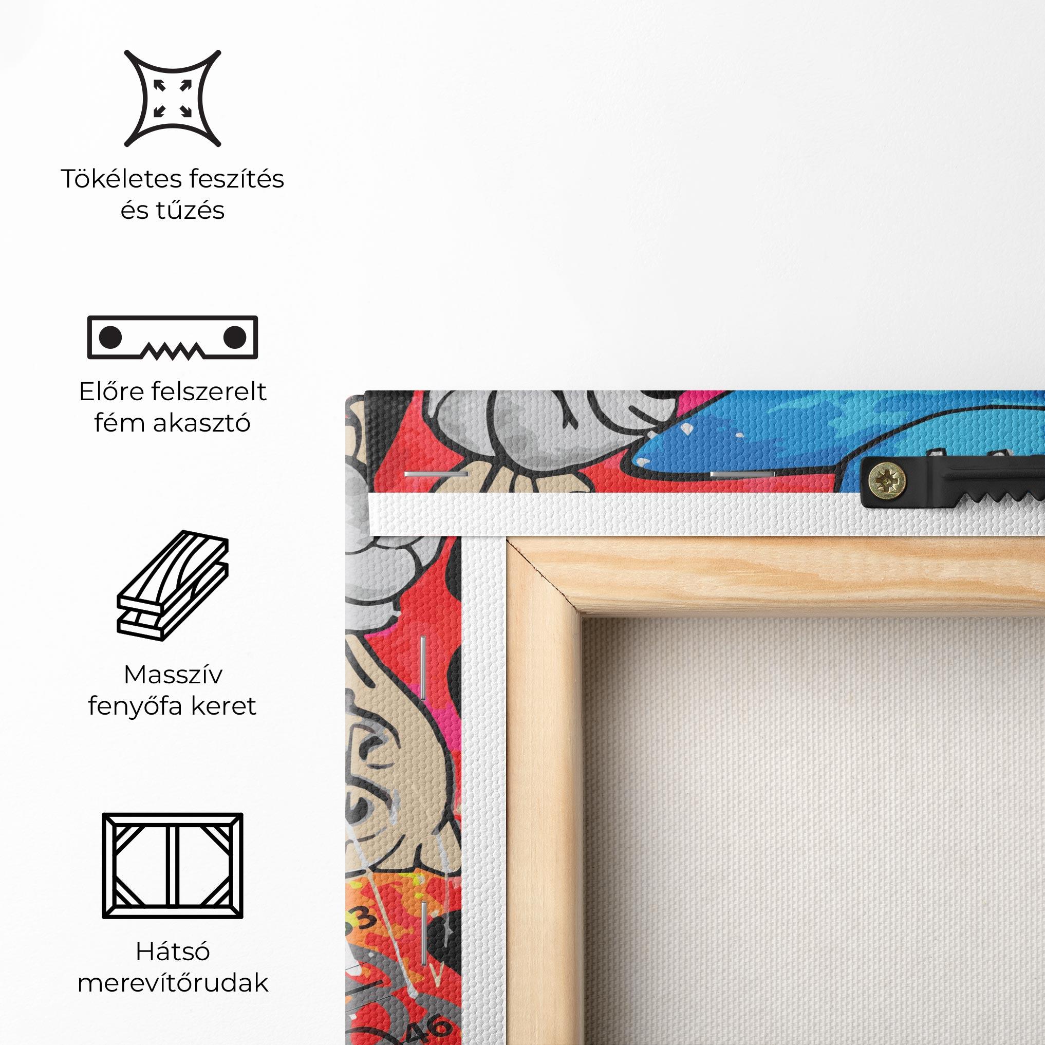 Vászonkép Gangsta Mickey mockup 5