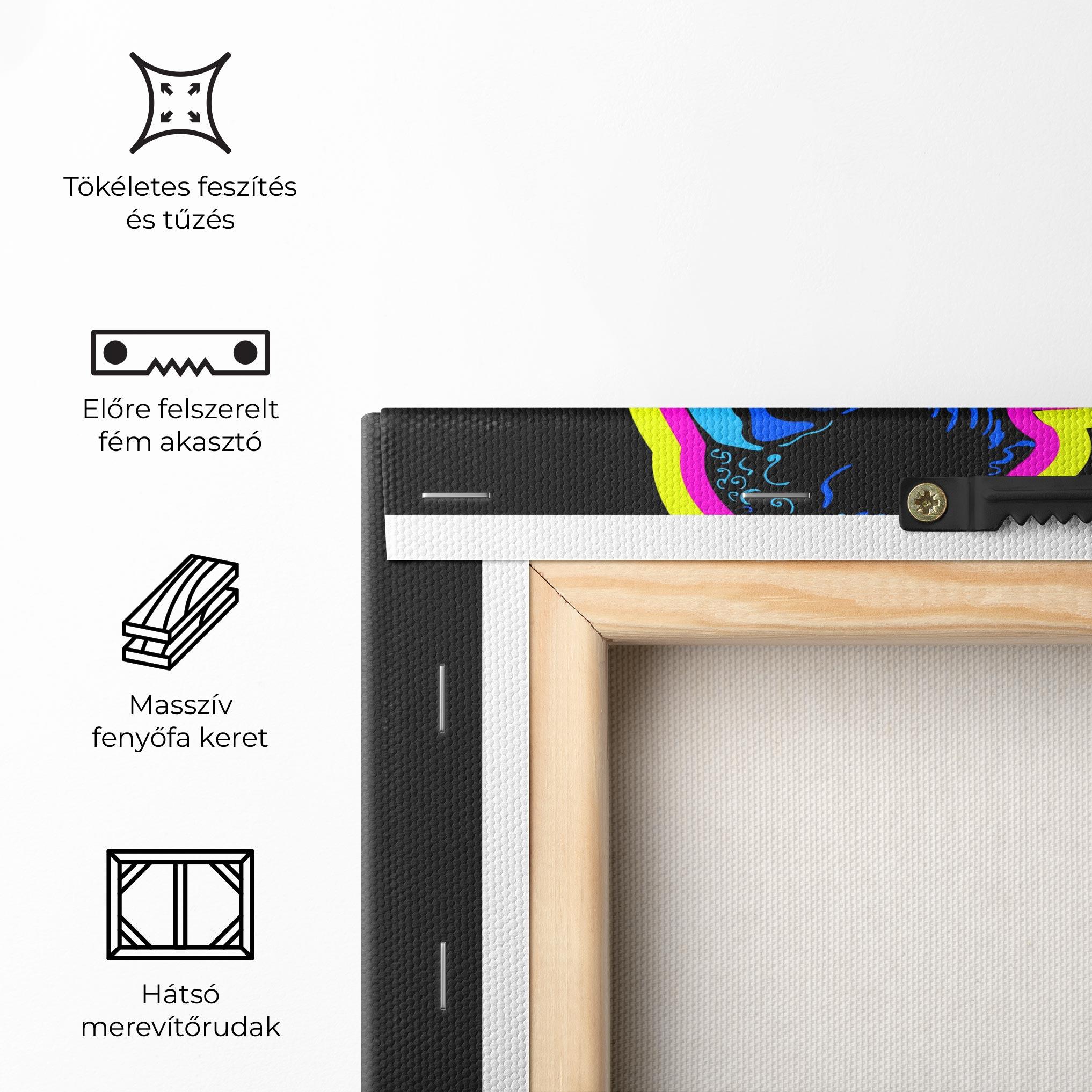 Vászonkép Guitarist Art mockup 5