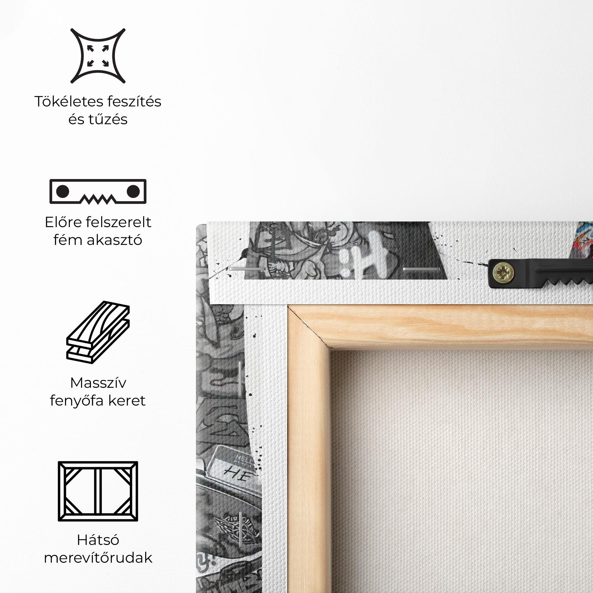 Vászonkép Love On My Toes mockup 5