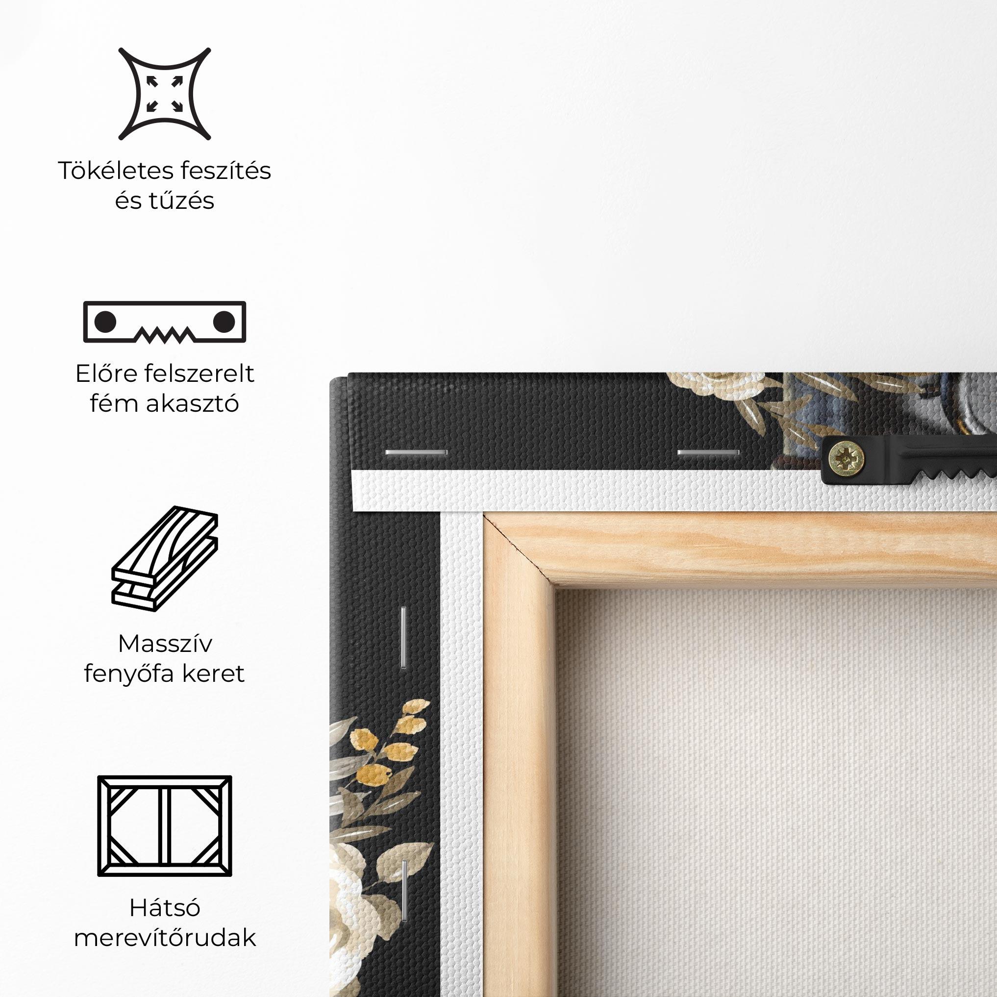 Vászonkép Monalisa Bomb mockup 5