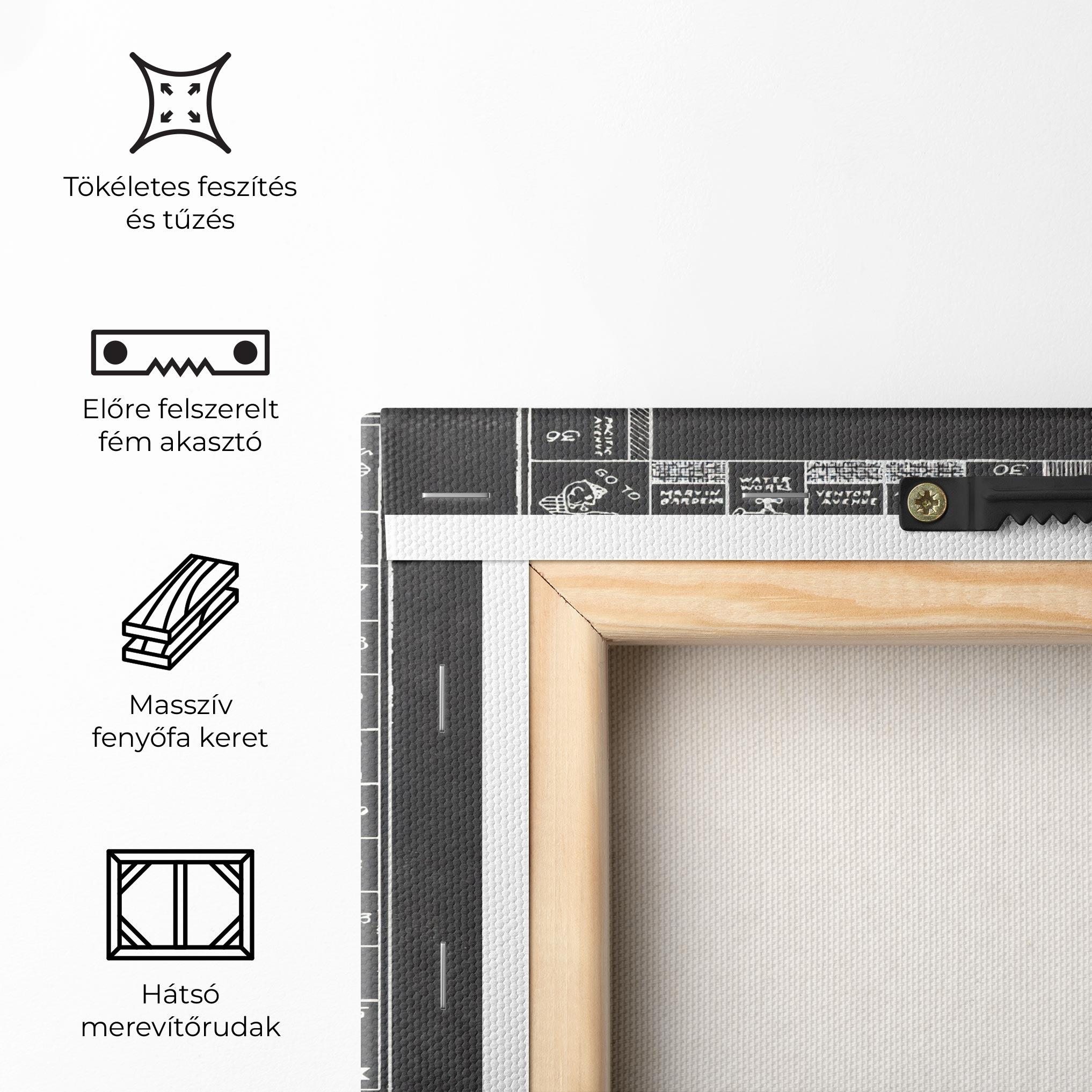 Vászonkép Monopoly Board mockup 5