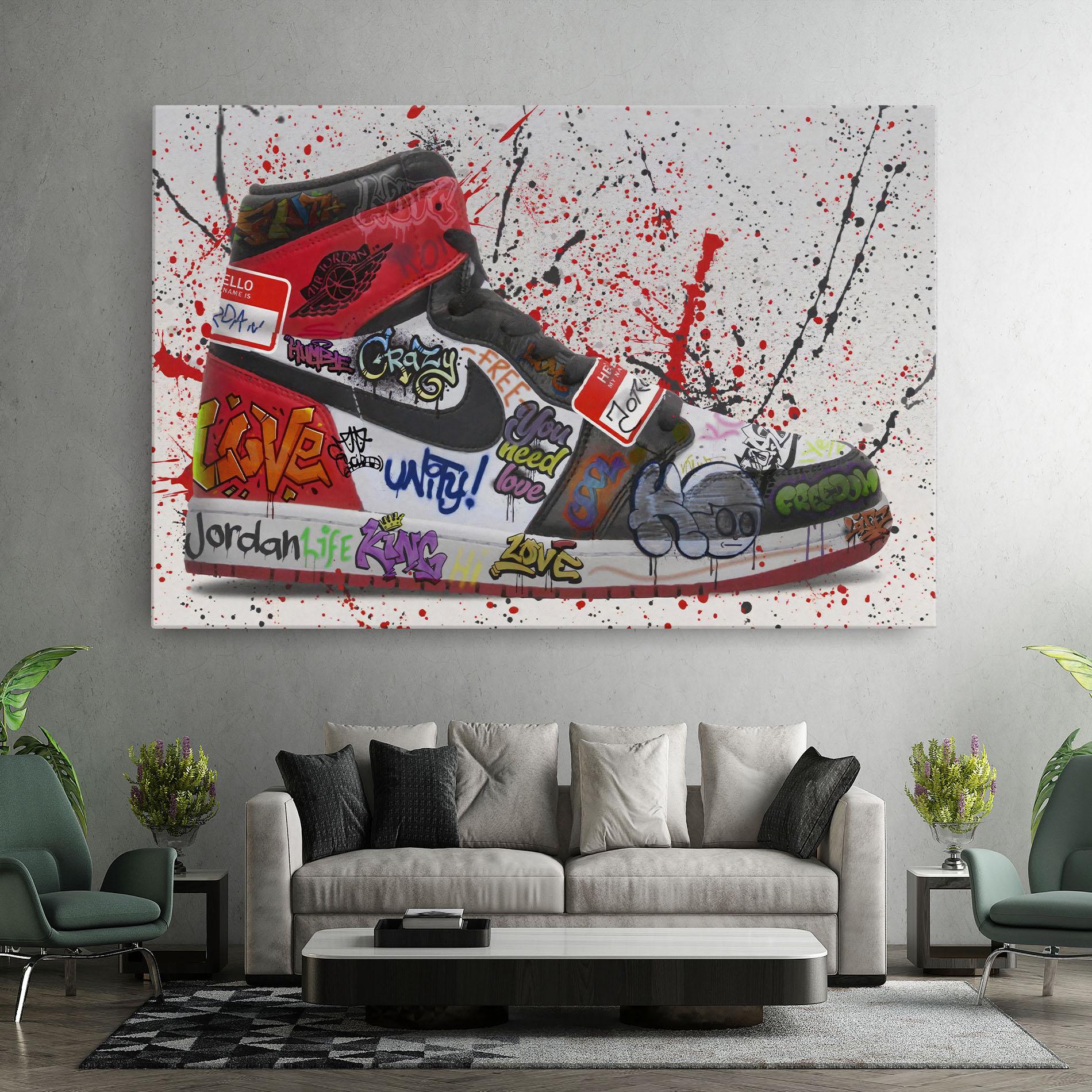 Vászonkép Jordan Drip mockup 7