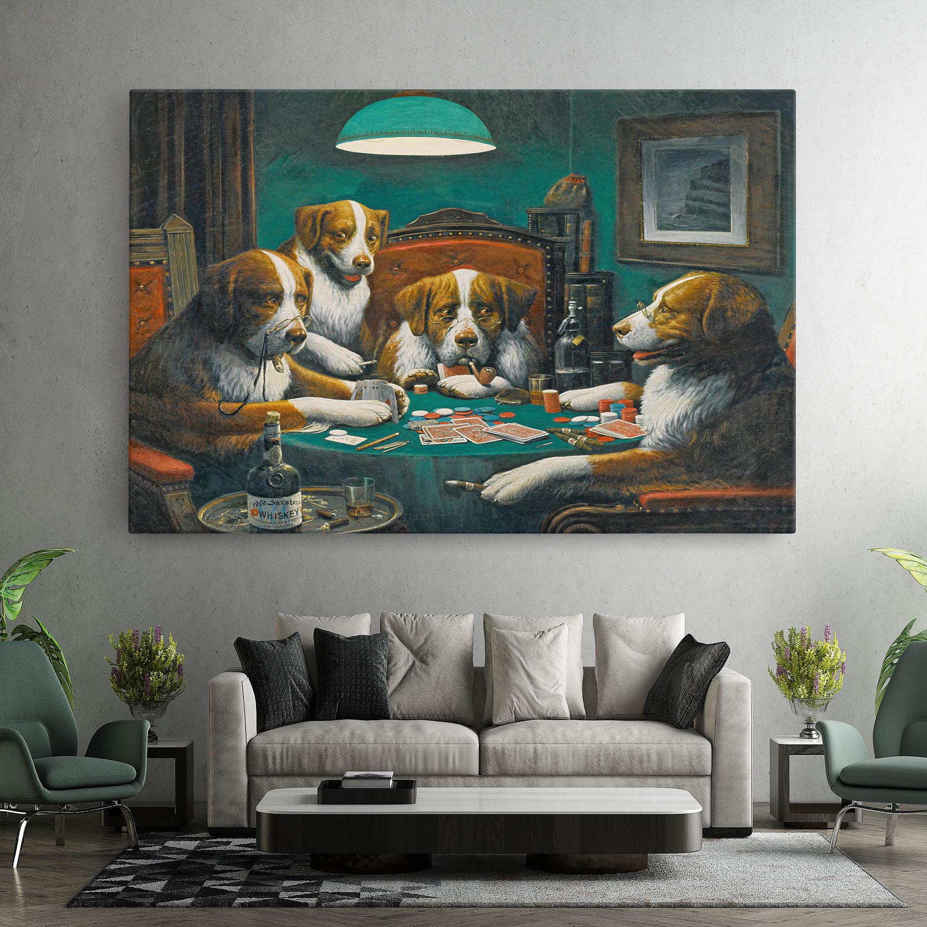 Vászonkép Poker Game mockup 7