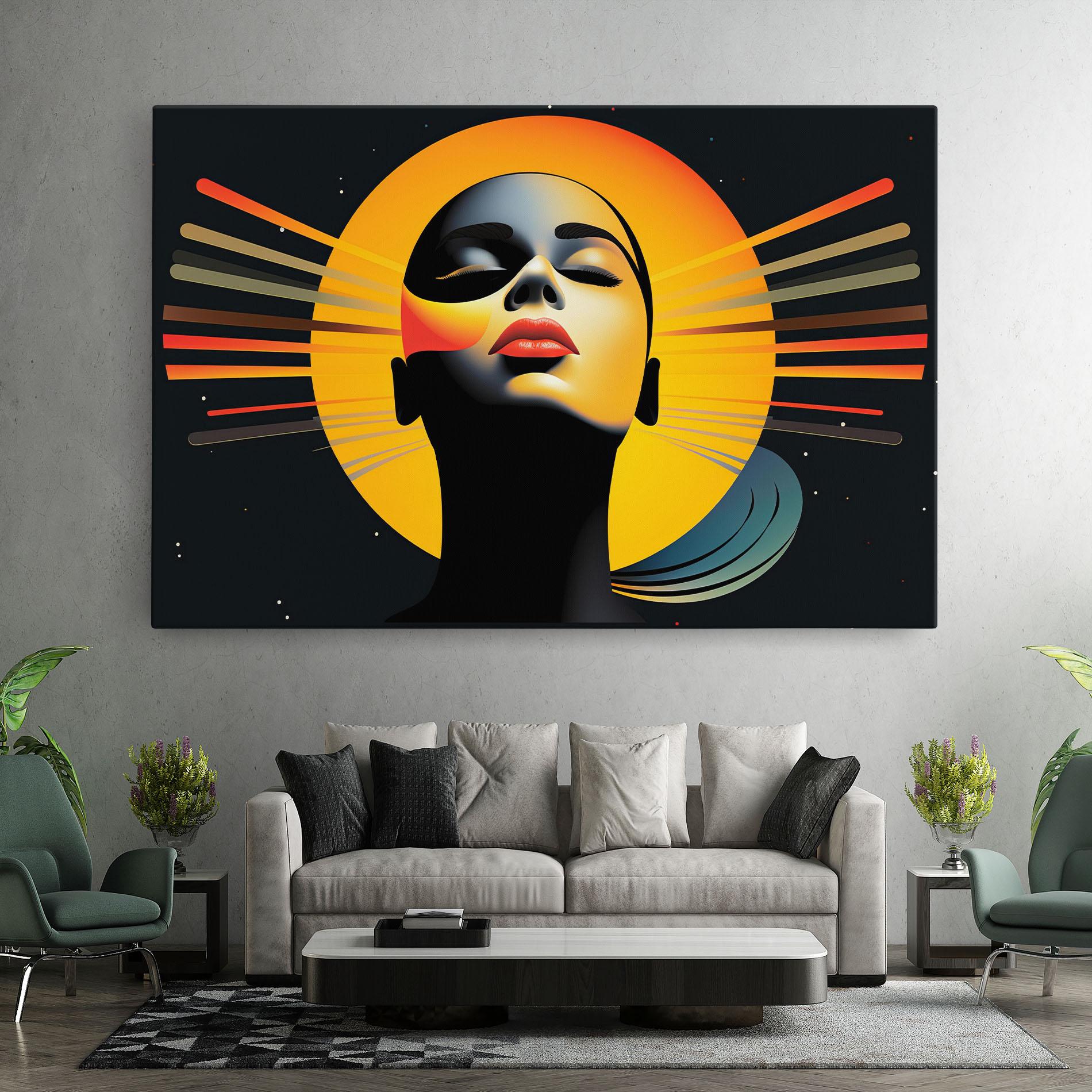 Vászonkép Synthetic Dreamy Profile mockup 7