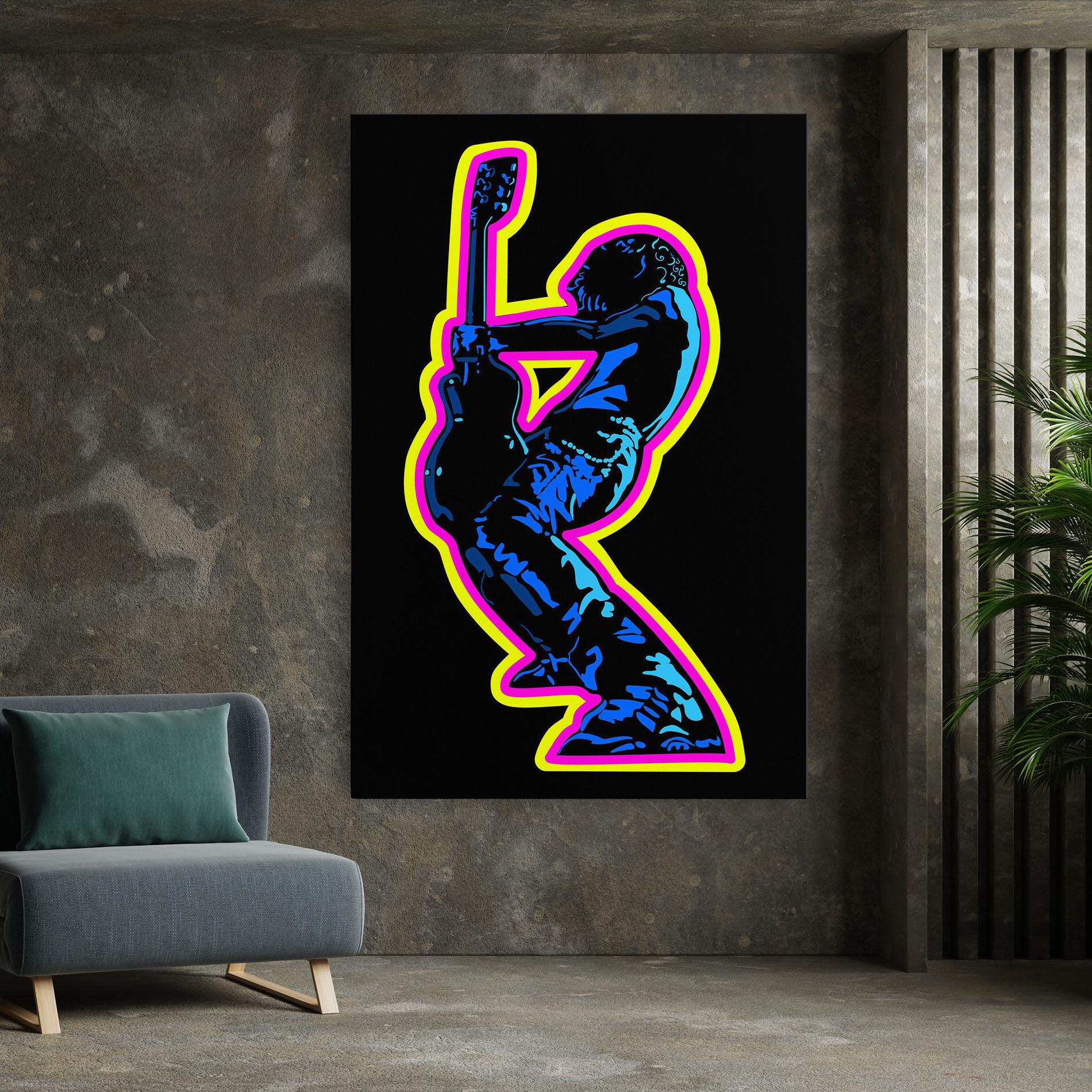 Vászonkép Guitarist Art mockup 7