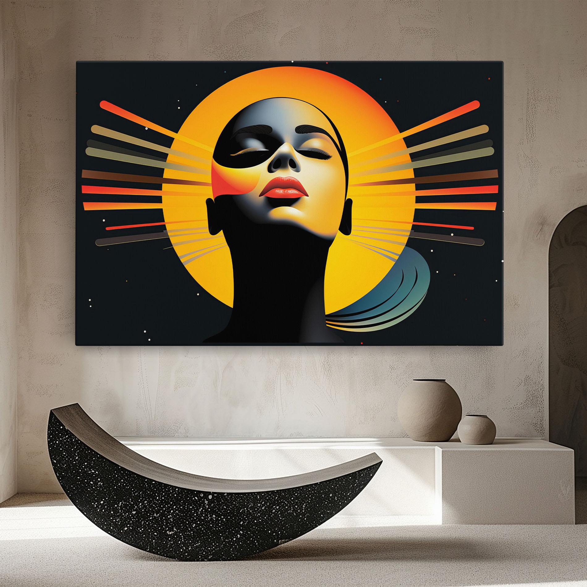 Vászonkép Synthetic Dreamy Profile mockup 8