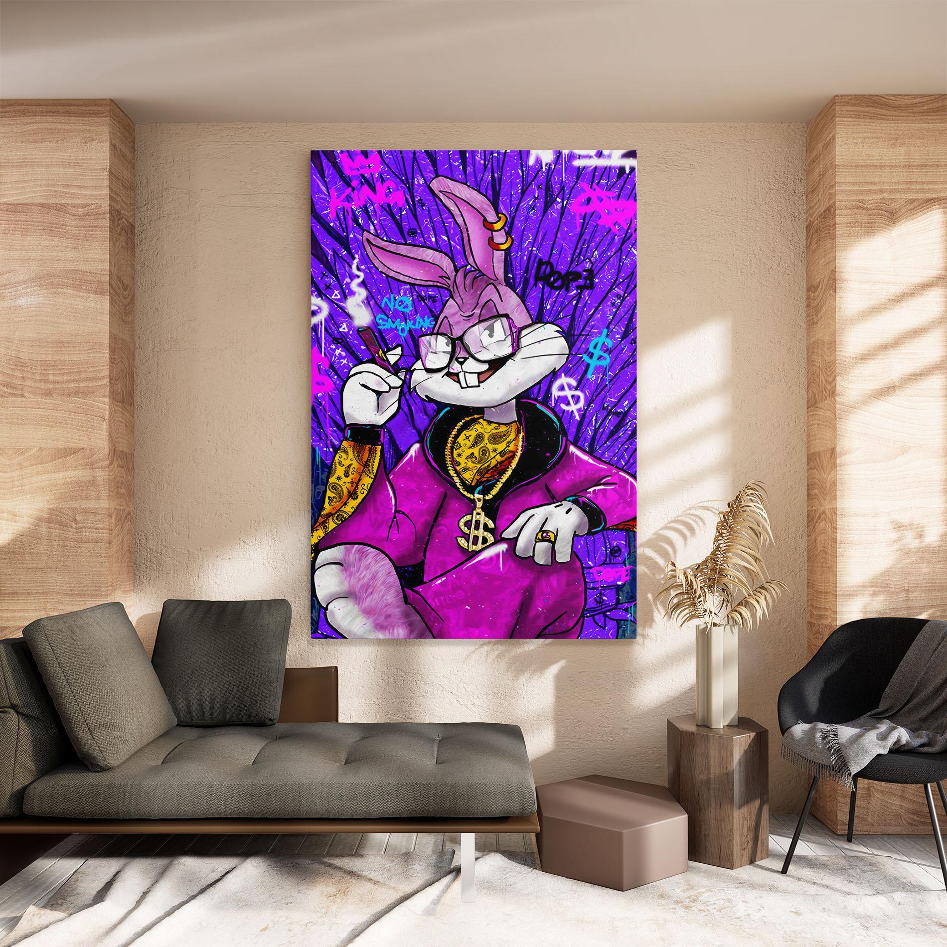 Vászonkép Boss Buny mockup 8