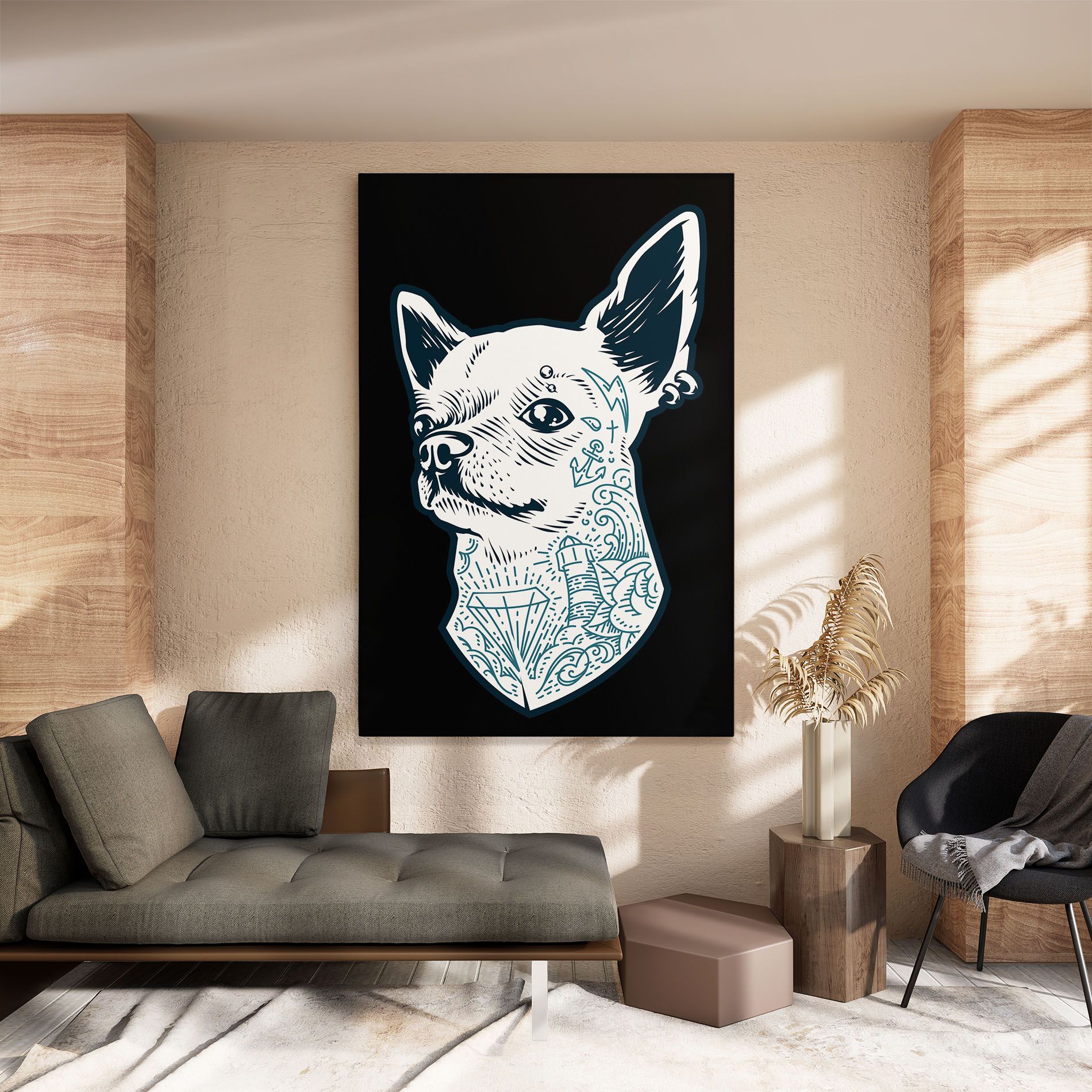 Chihuahua Tattoo mockup 8