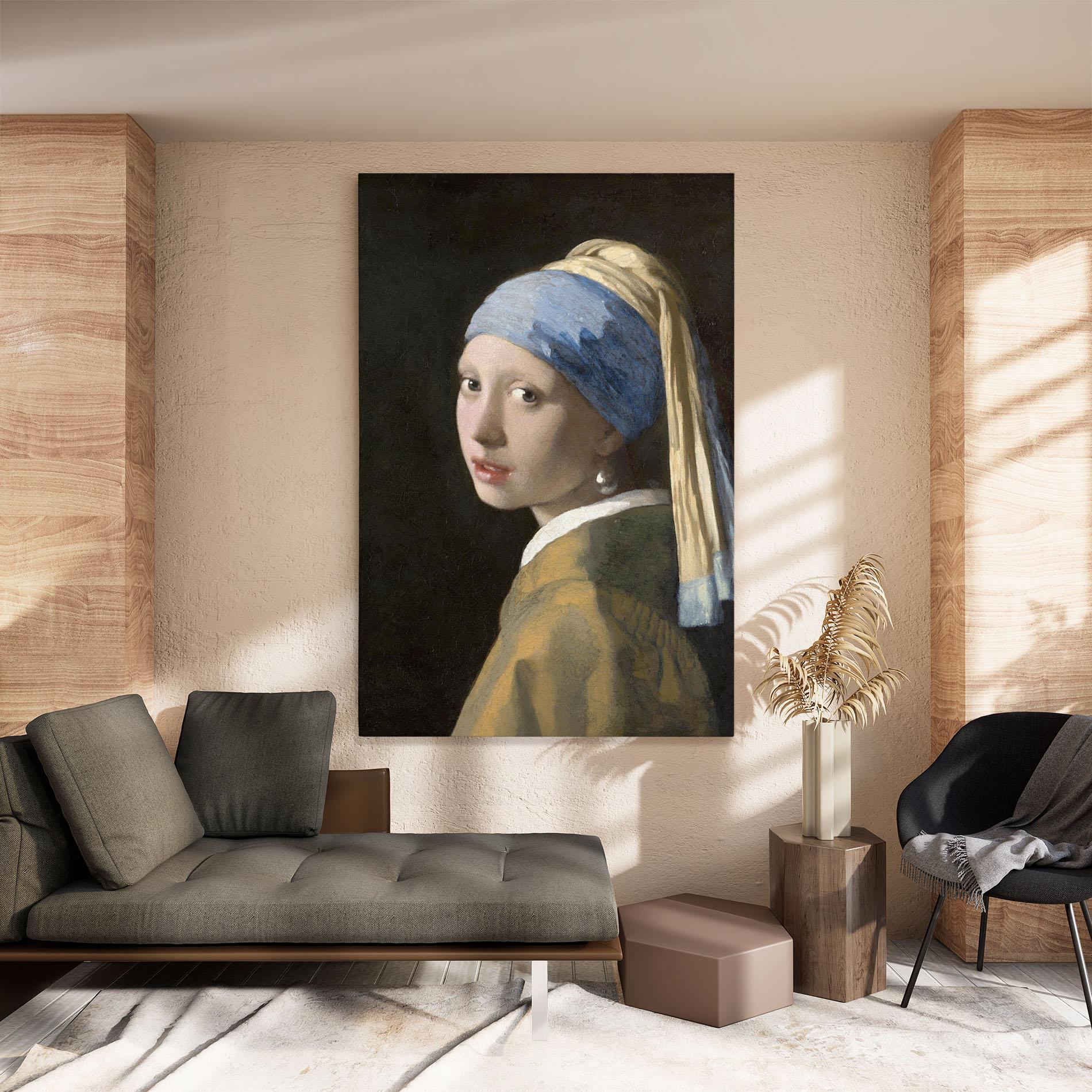 Vászonkép Girl With A Pearl mockup 8