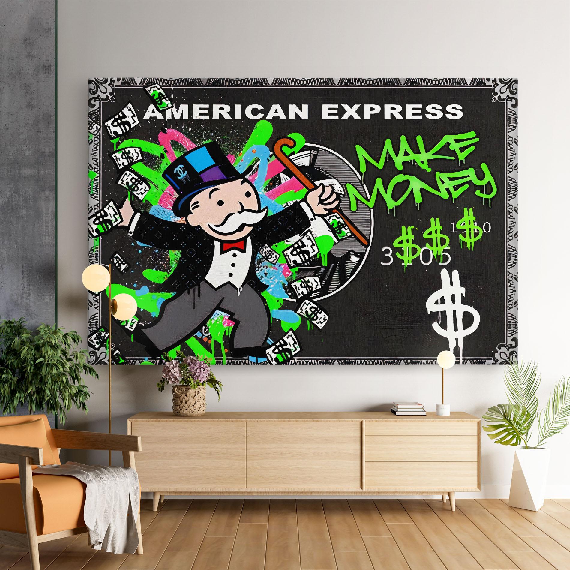 Vászonkép Make Money mockup 9