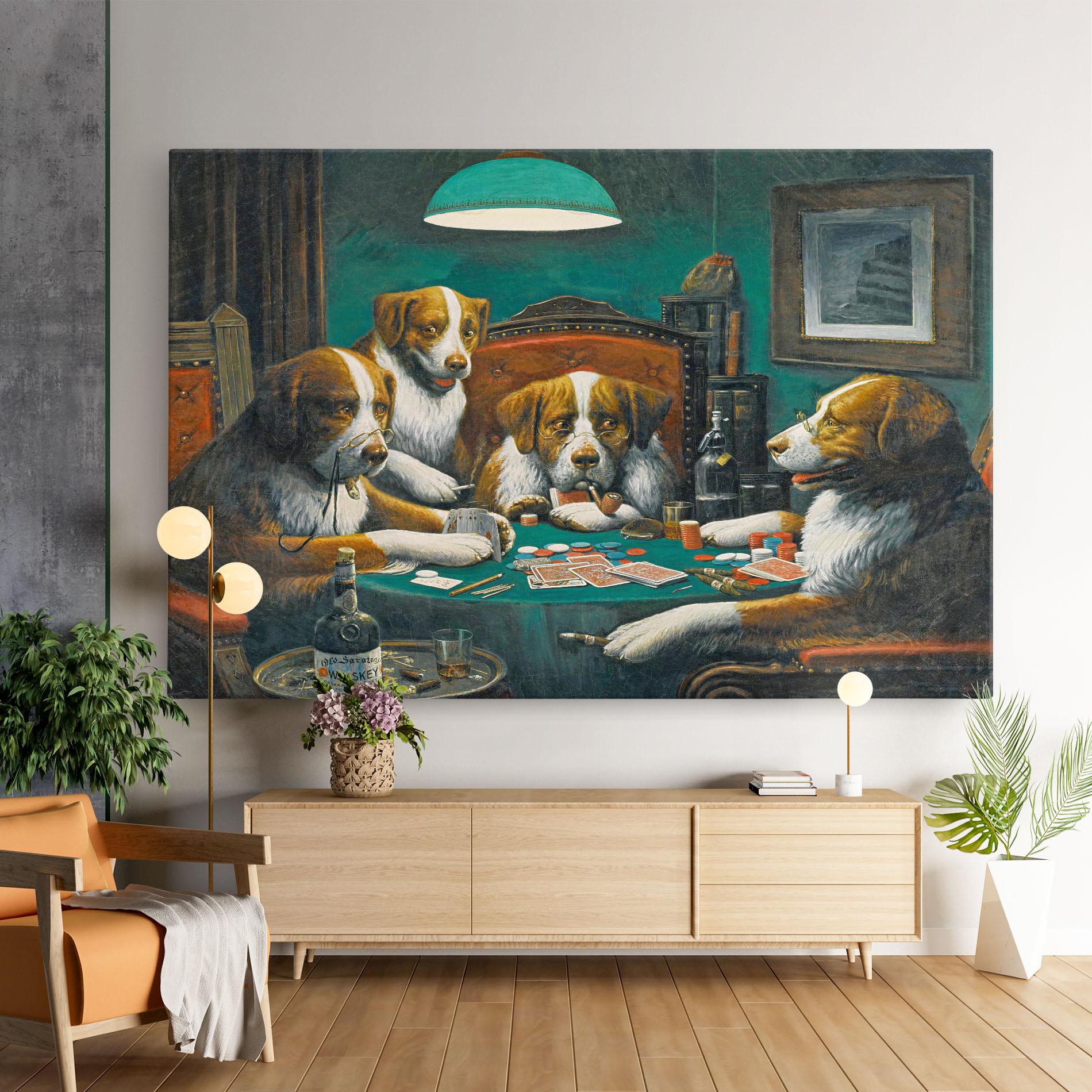 Vászonkép Poker Game mockup 9