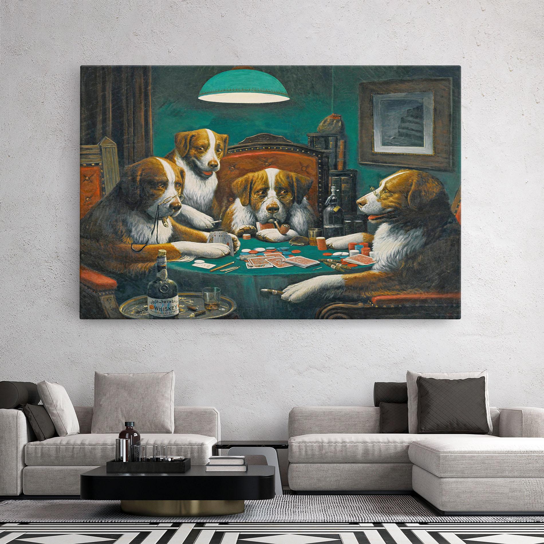 Vászonkép Poker Game mockup 2