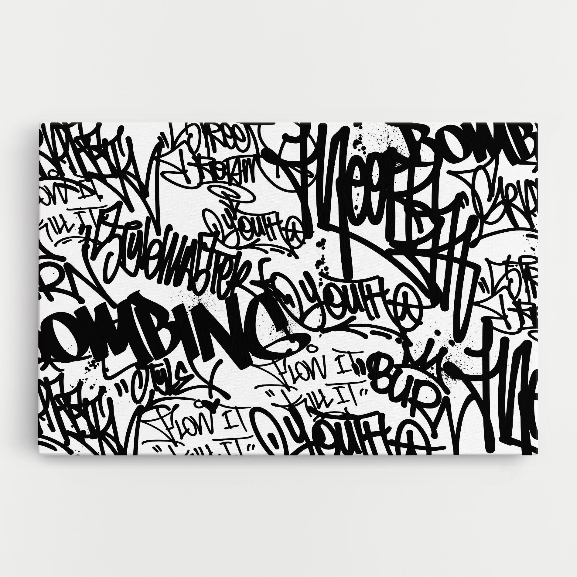 Vászonkép Black Tags mockup 0