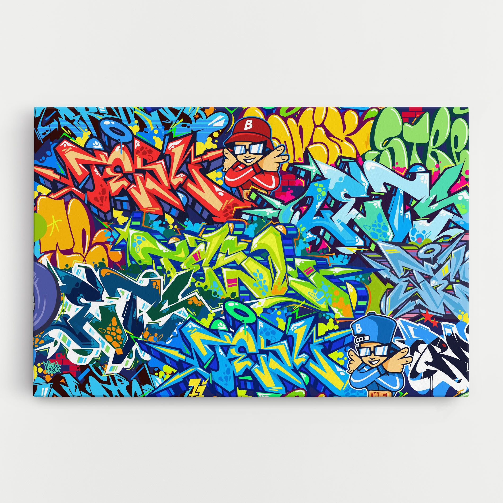 Colorful Graffiti mockup 0