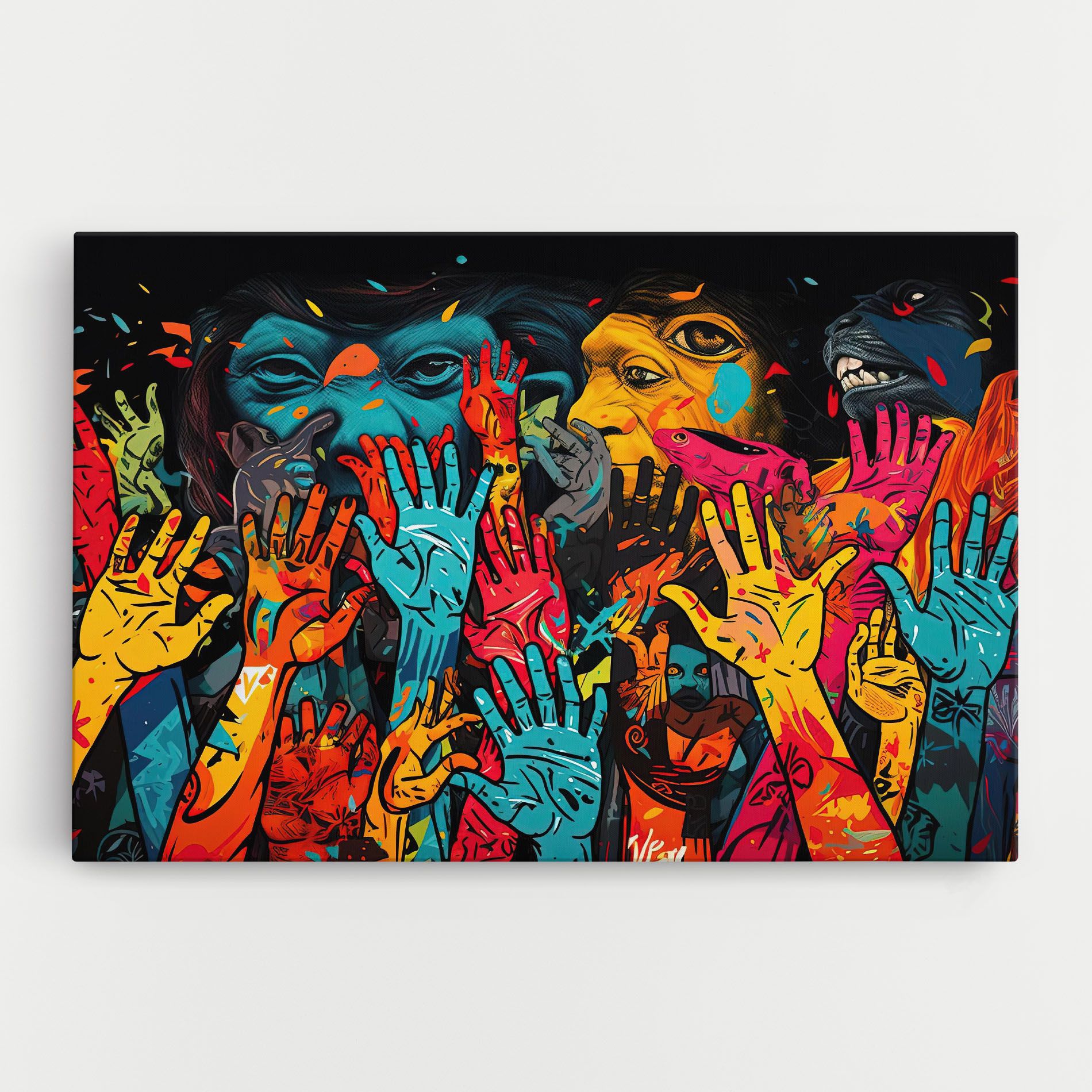 Colorful Hands mockup 0