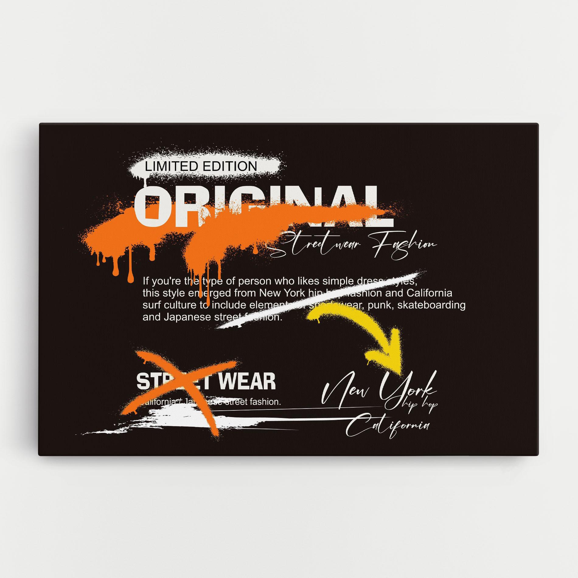 Vászonkép Original Style Graffiti mockup 0