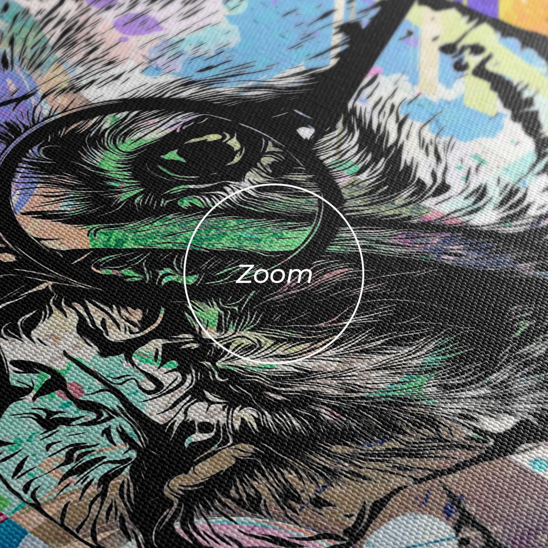 Vászonkép Graffity Bulldog mockup 3