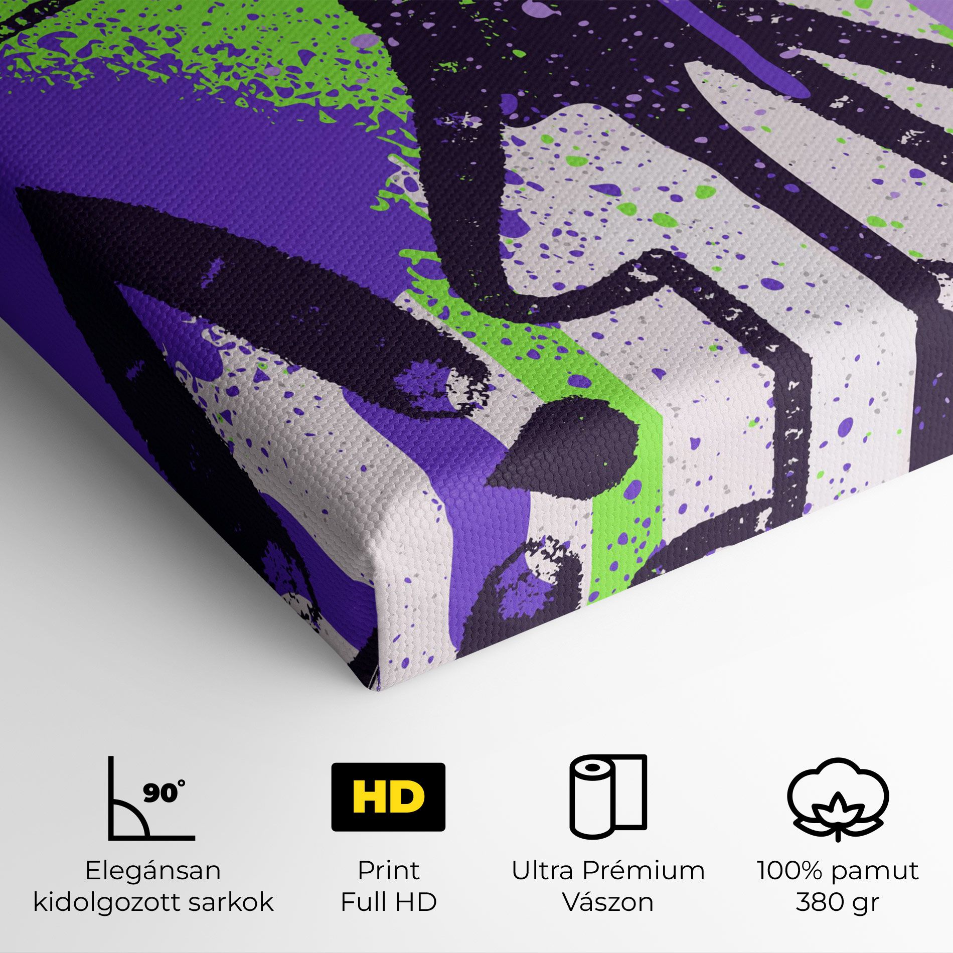 Green Purple Graffiti mockup 4