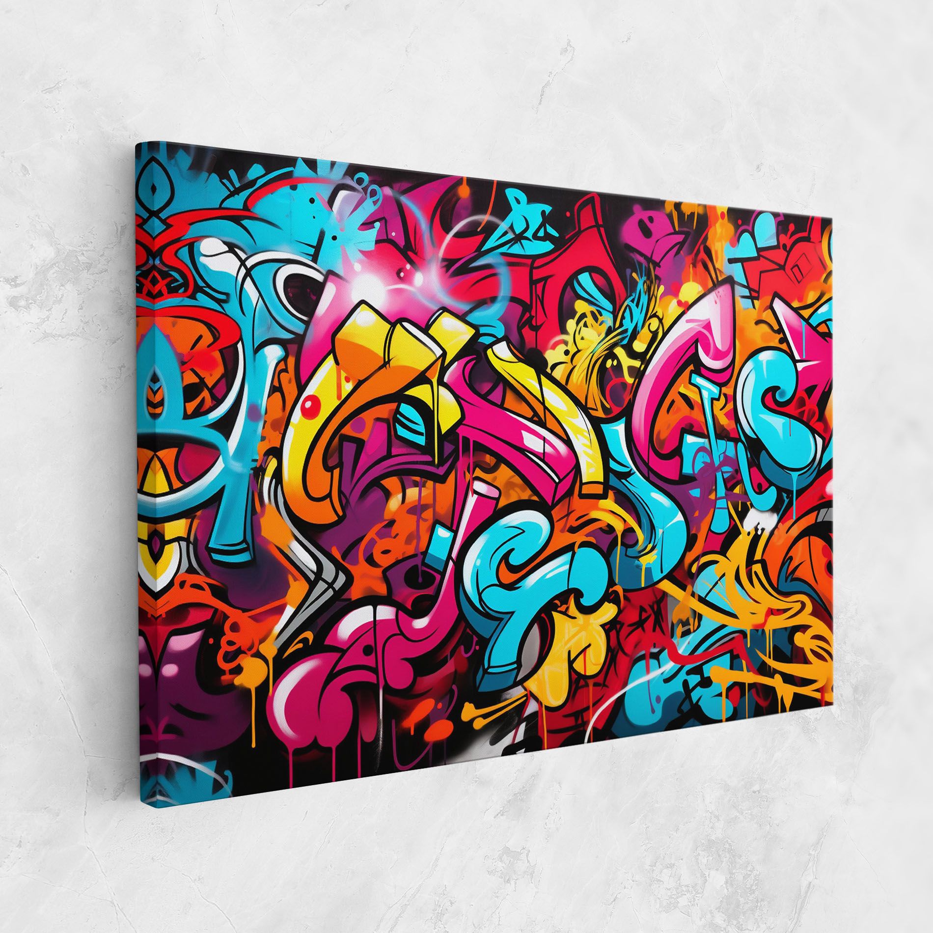 Abstract Graffiti mockup 1