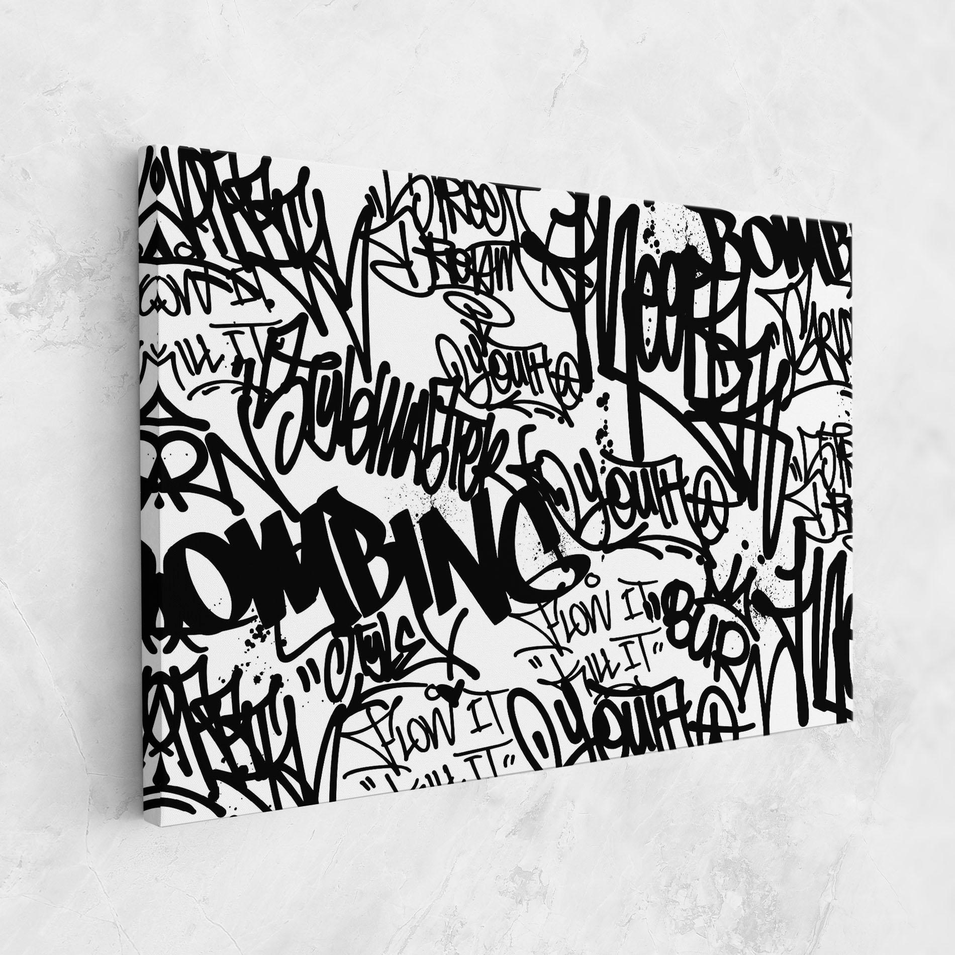 Vászonkép Black Tags mockup 1