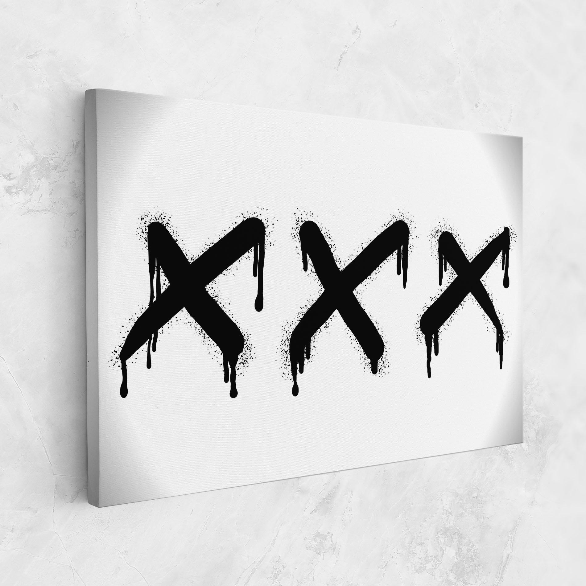 Vászonkép Grafiti X Spray mockup 1