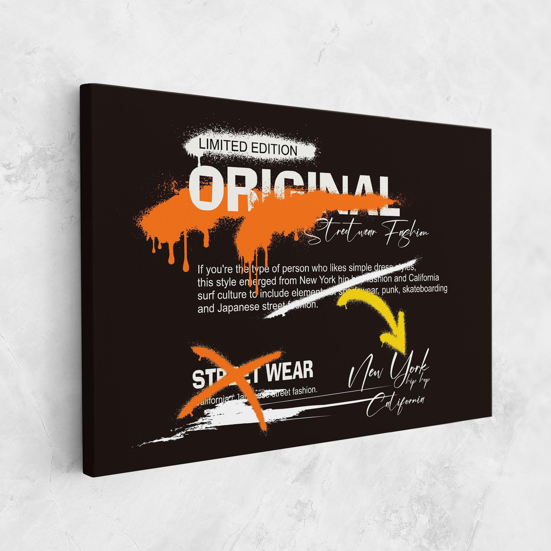 Vászonkép Original Style Graffiti mockup 1