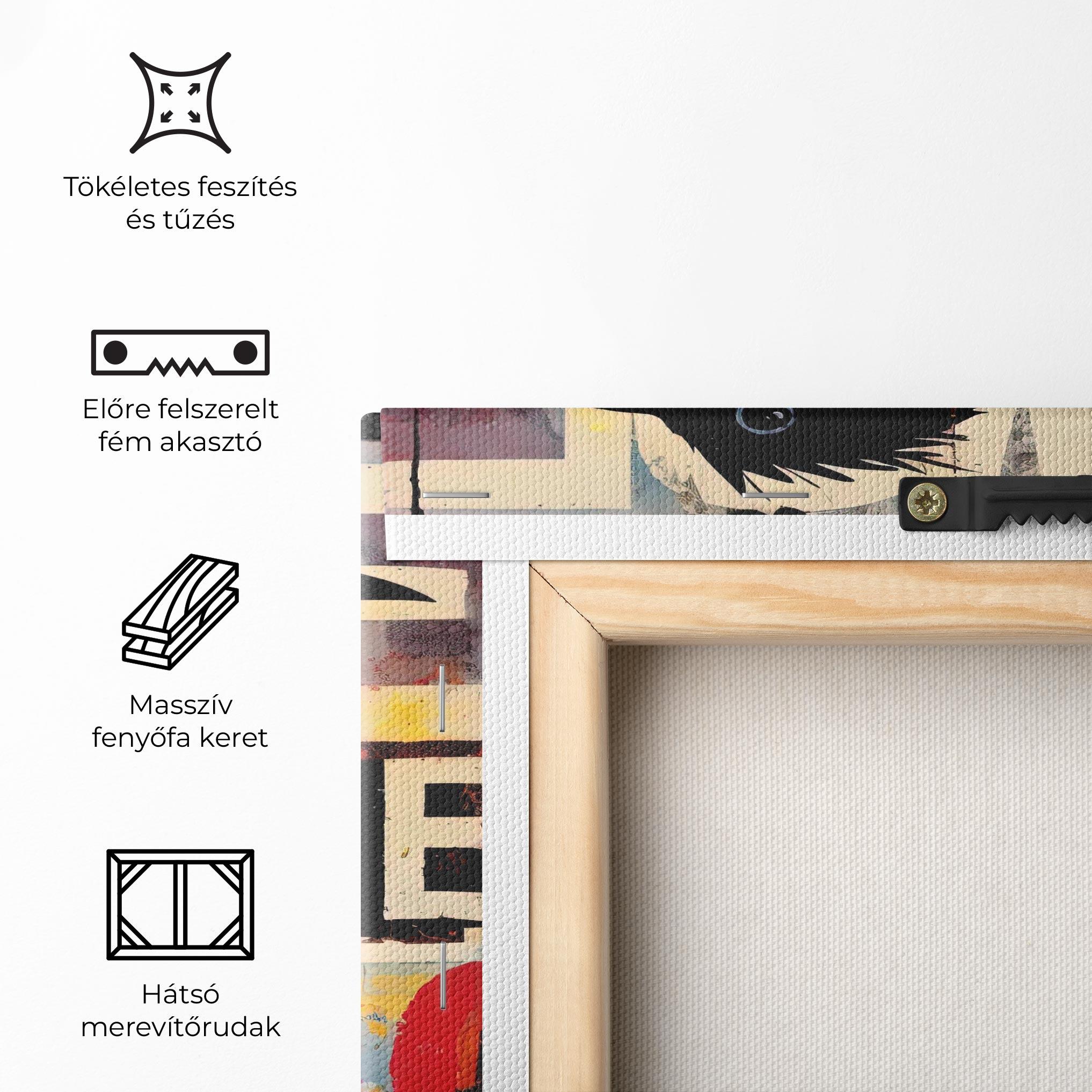 Vászonkép Bird Old Doodle mockup 5