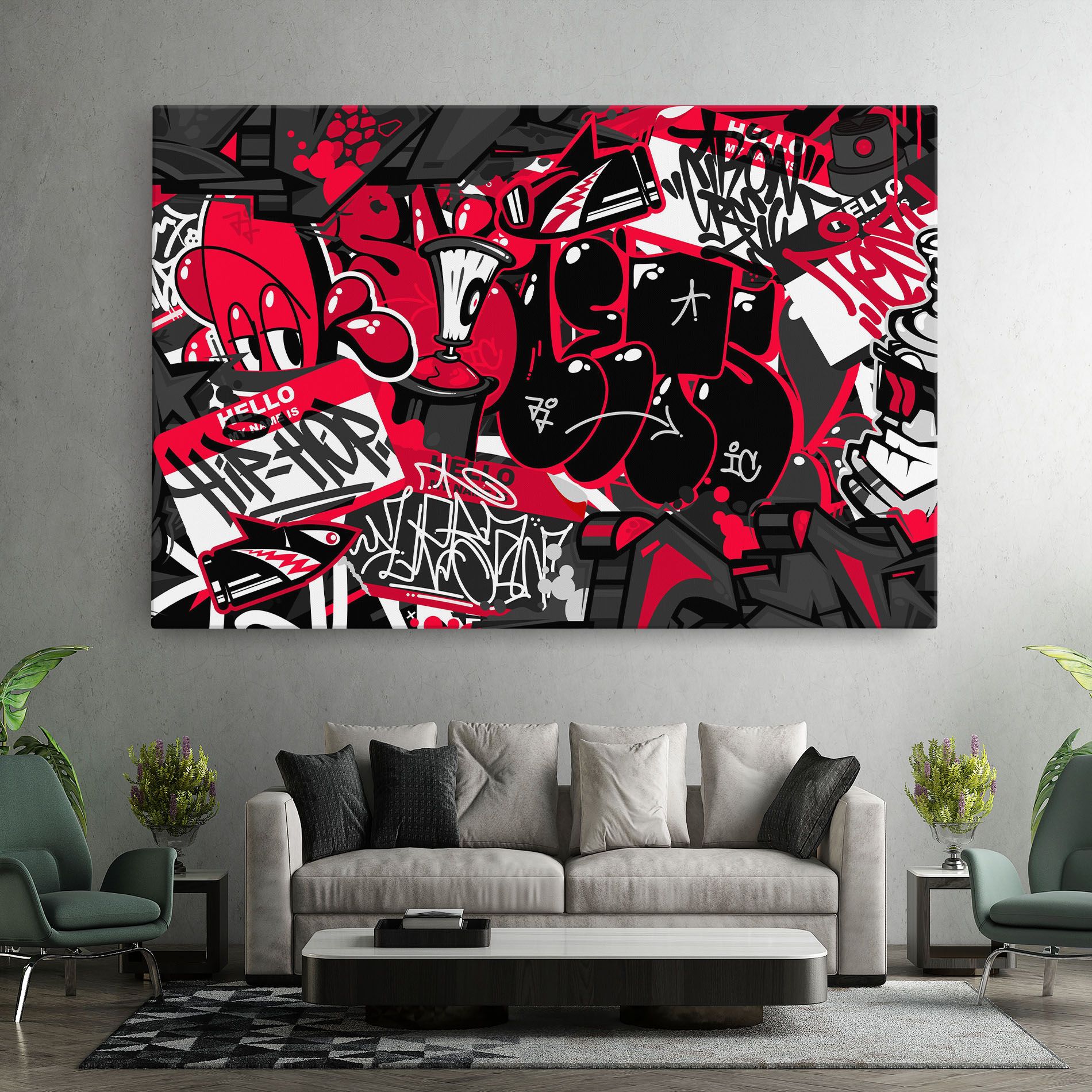 Hip Hop Graffiti mockup 7