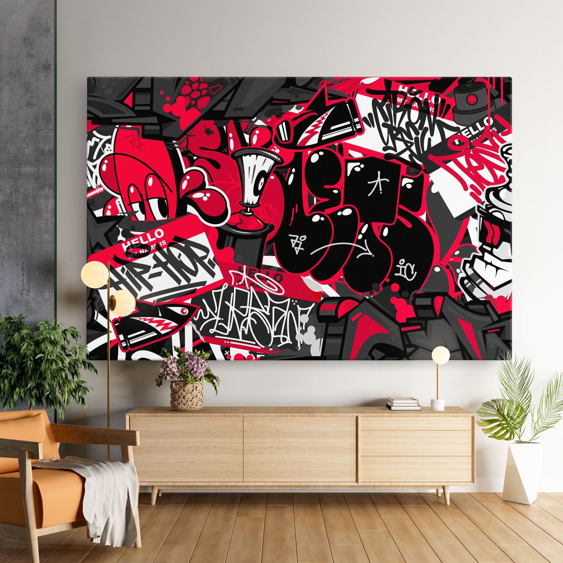 Hip Hop Graffiti mockup 9